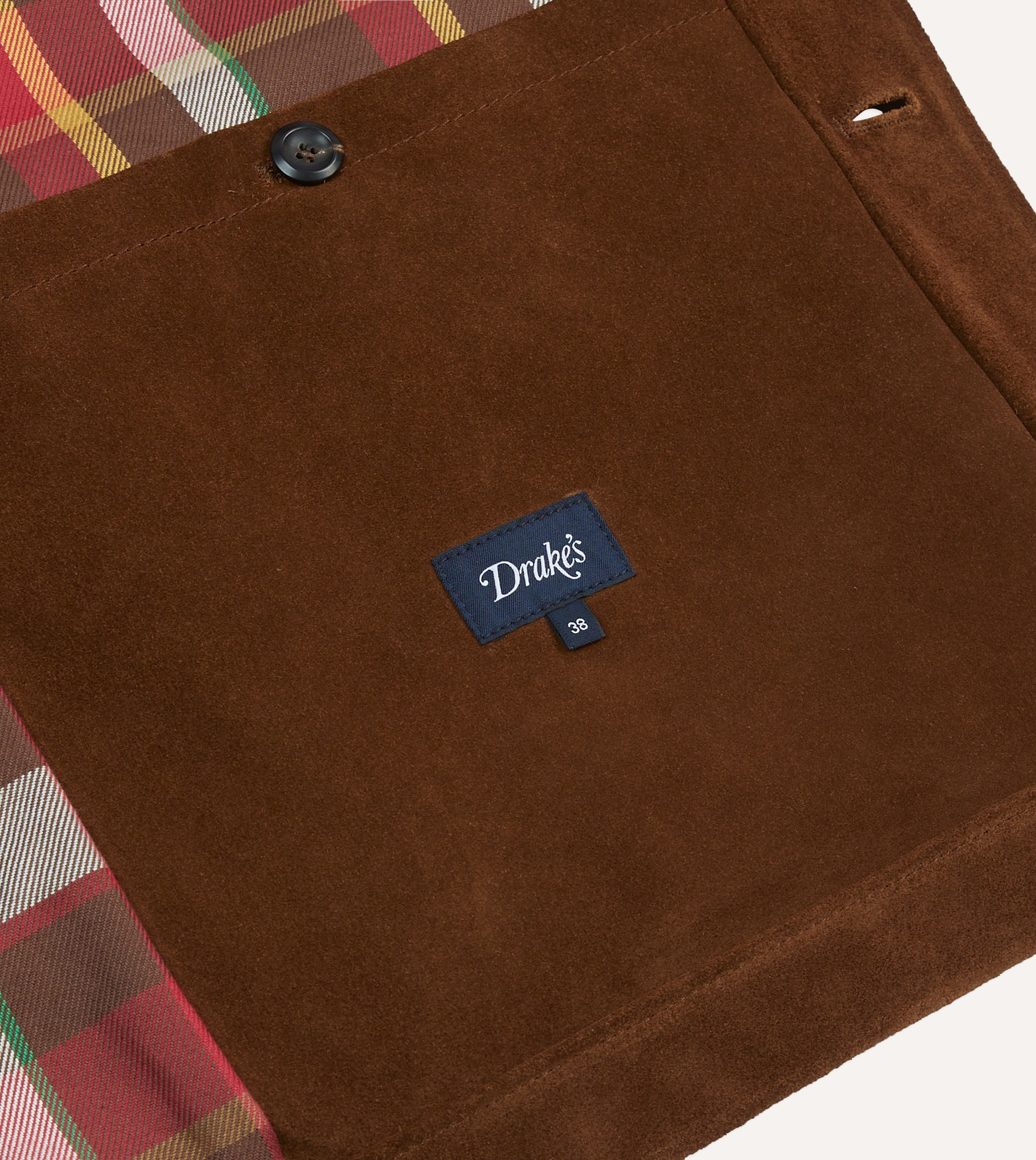 Brown Suede and Leather Donkey JacketBrown Suede and Leather