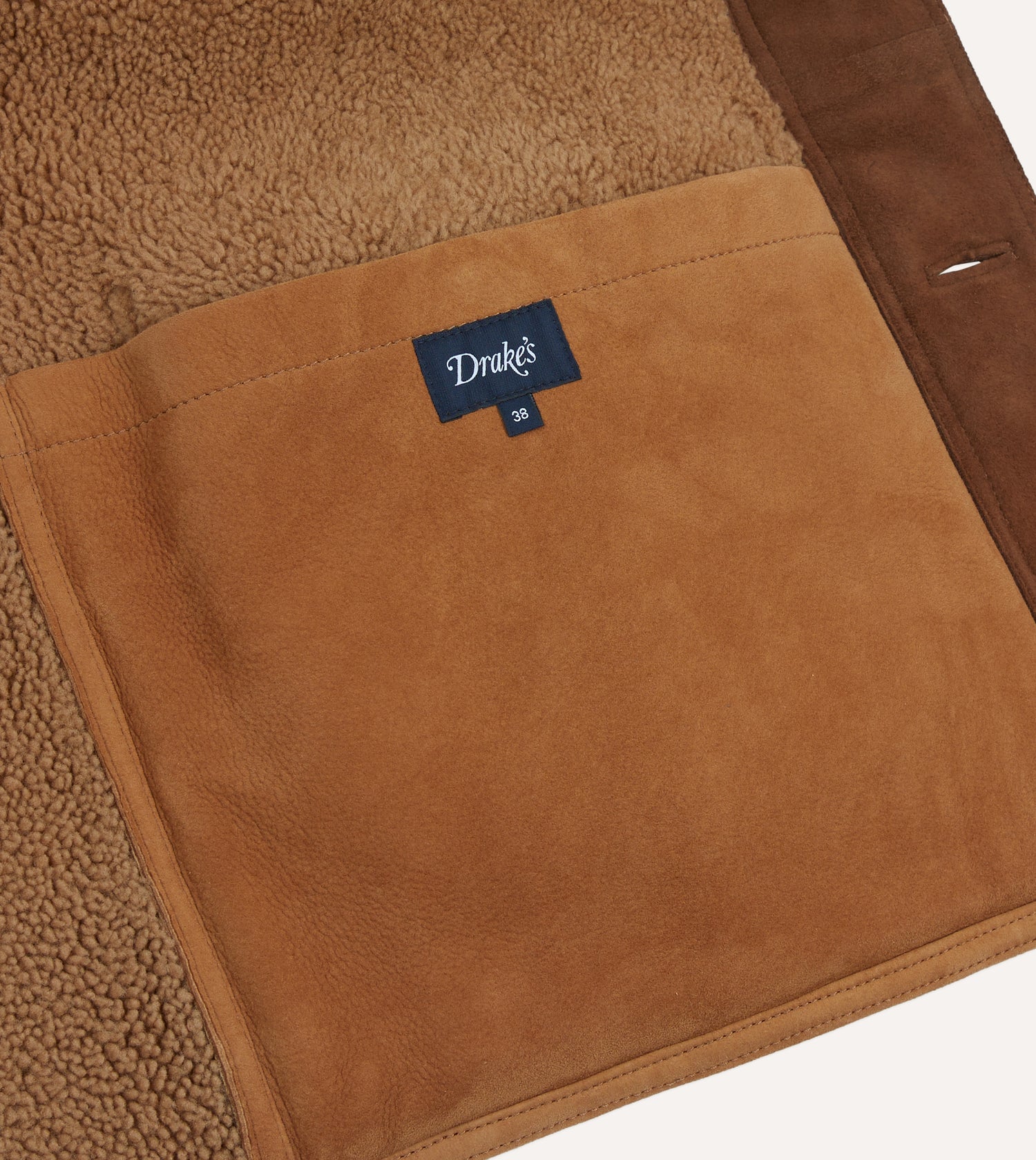 Tan Western Shearling Jacket