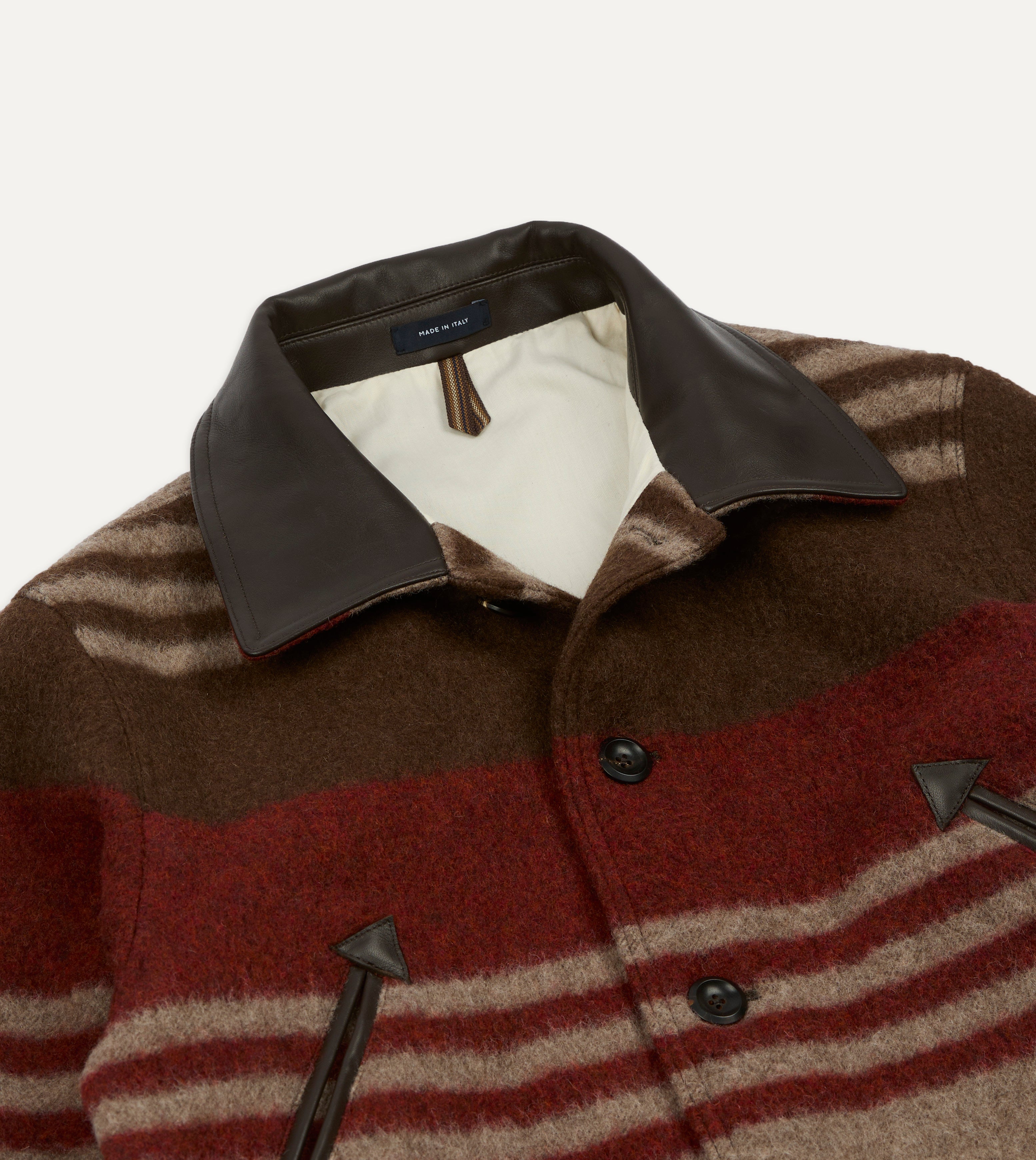 Wool Blanket Chore Jacket – Drakes US