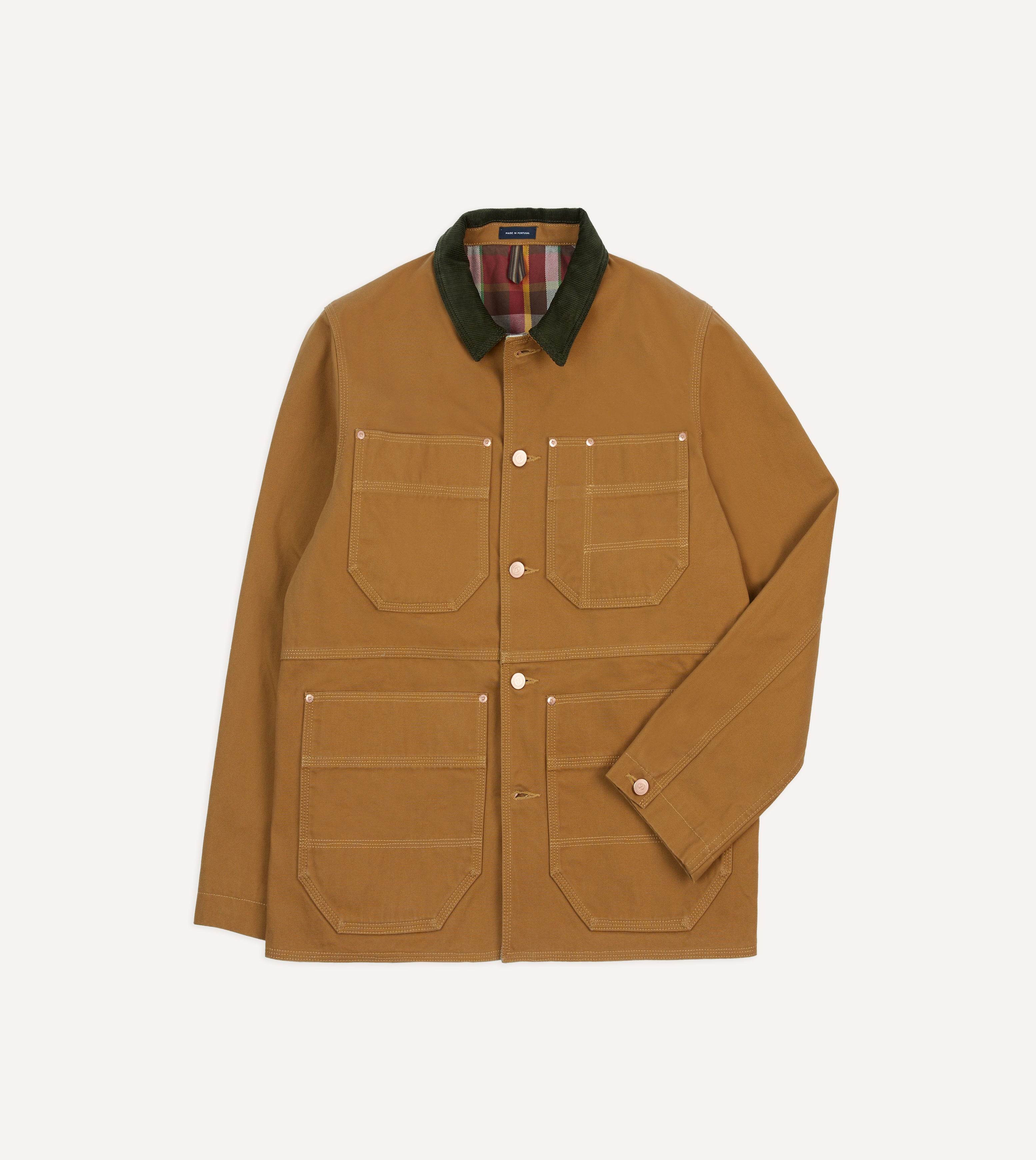 Tobacco Canvas Welder Jacket