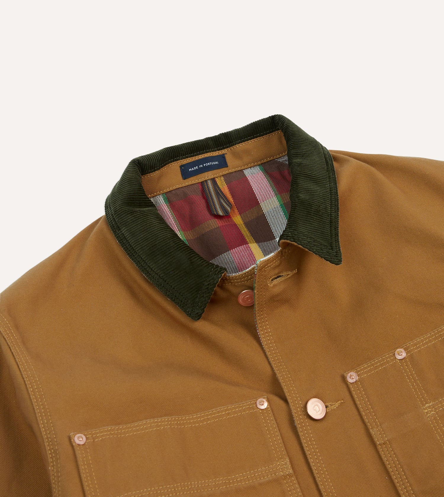 Tobacco Canvas Welder Jacket