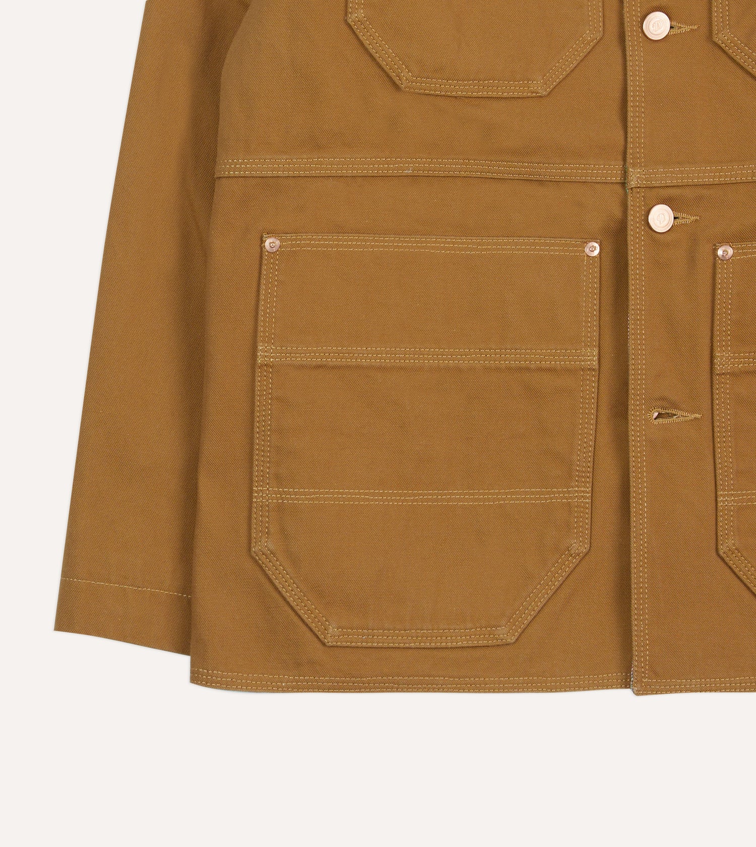 Tobacco Canvas Welder Jacket