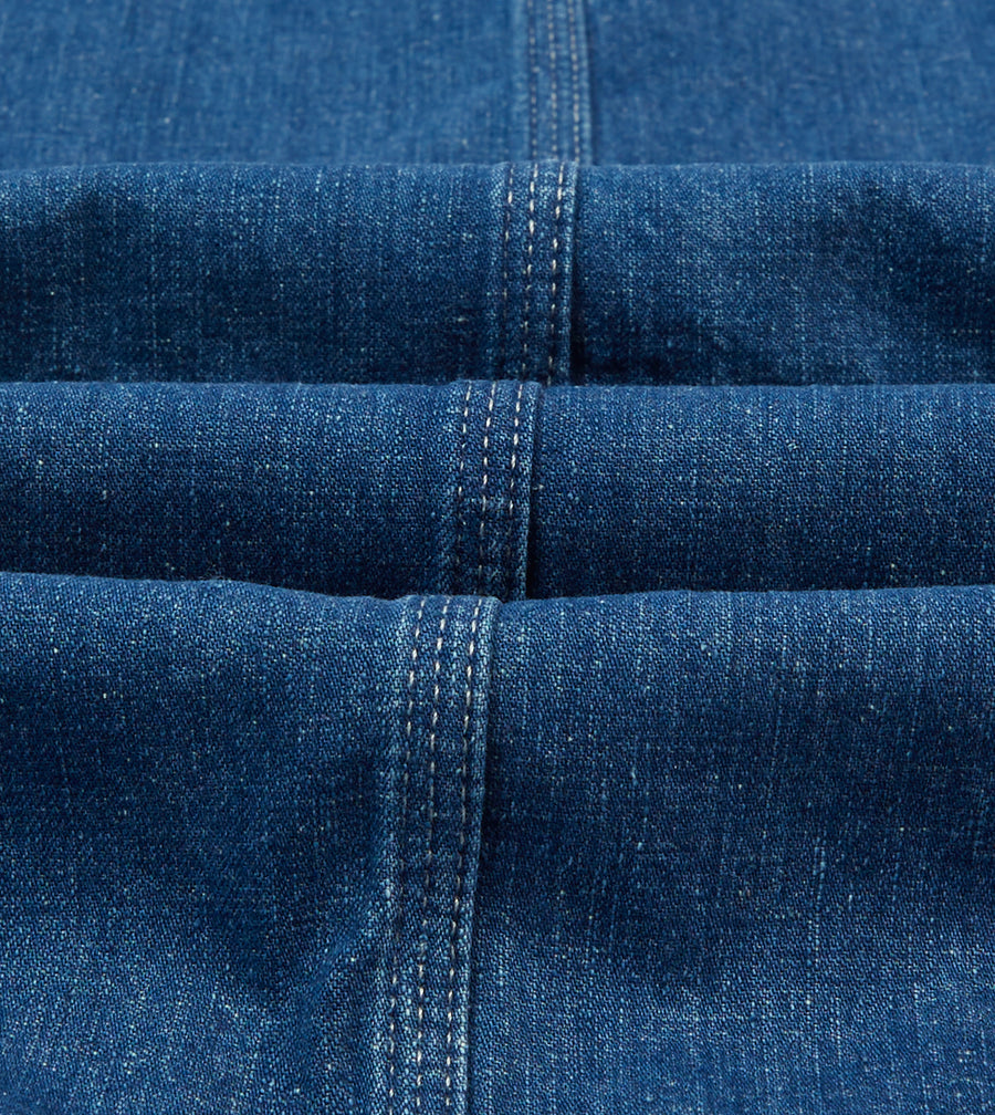 Stone Wash Selvedge Denim Welder Jacket