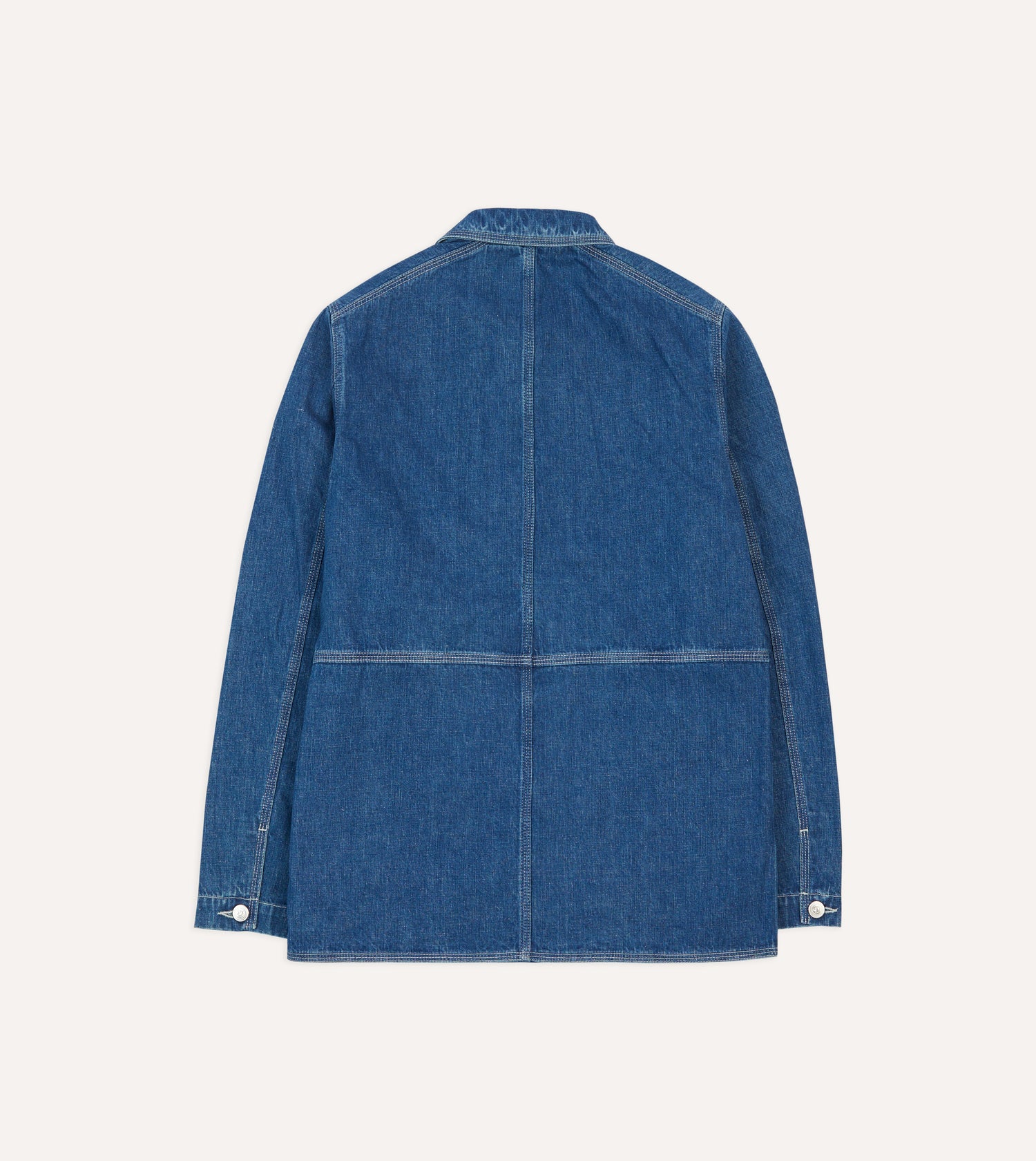 Stone Wash Selvedge Denim Welder Jacket