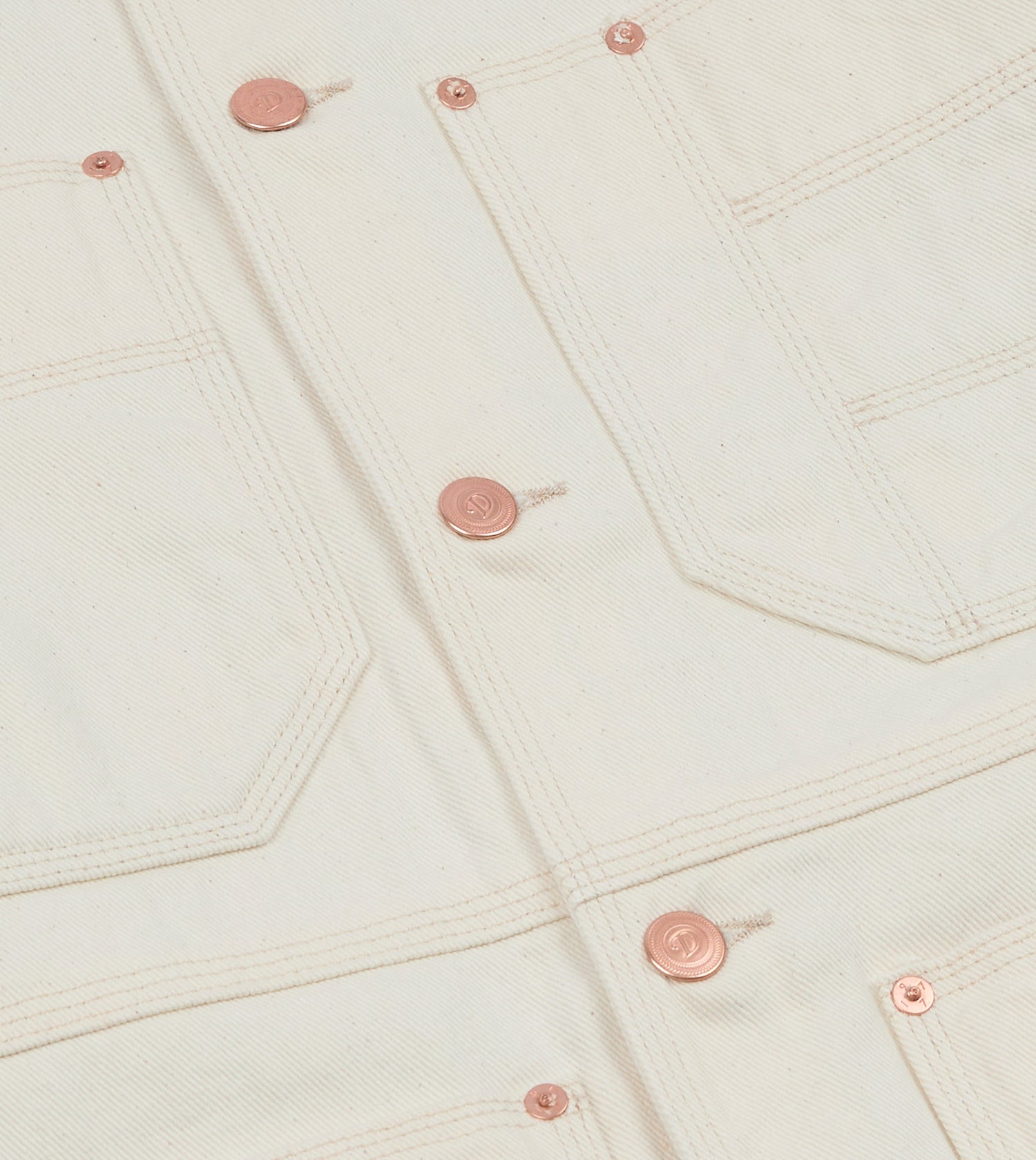 Ecru Denim Welder Jacket