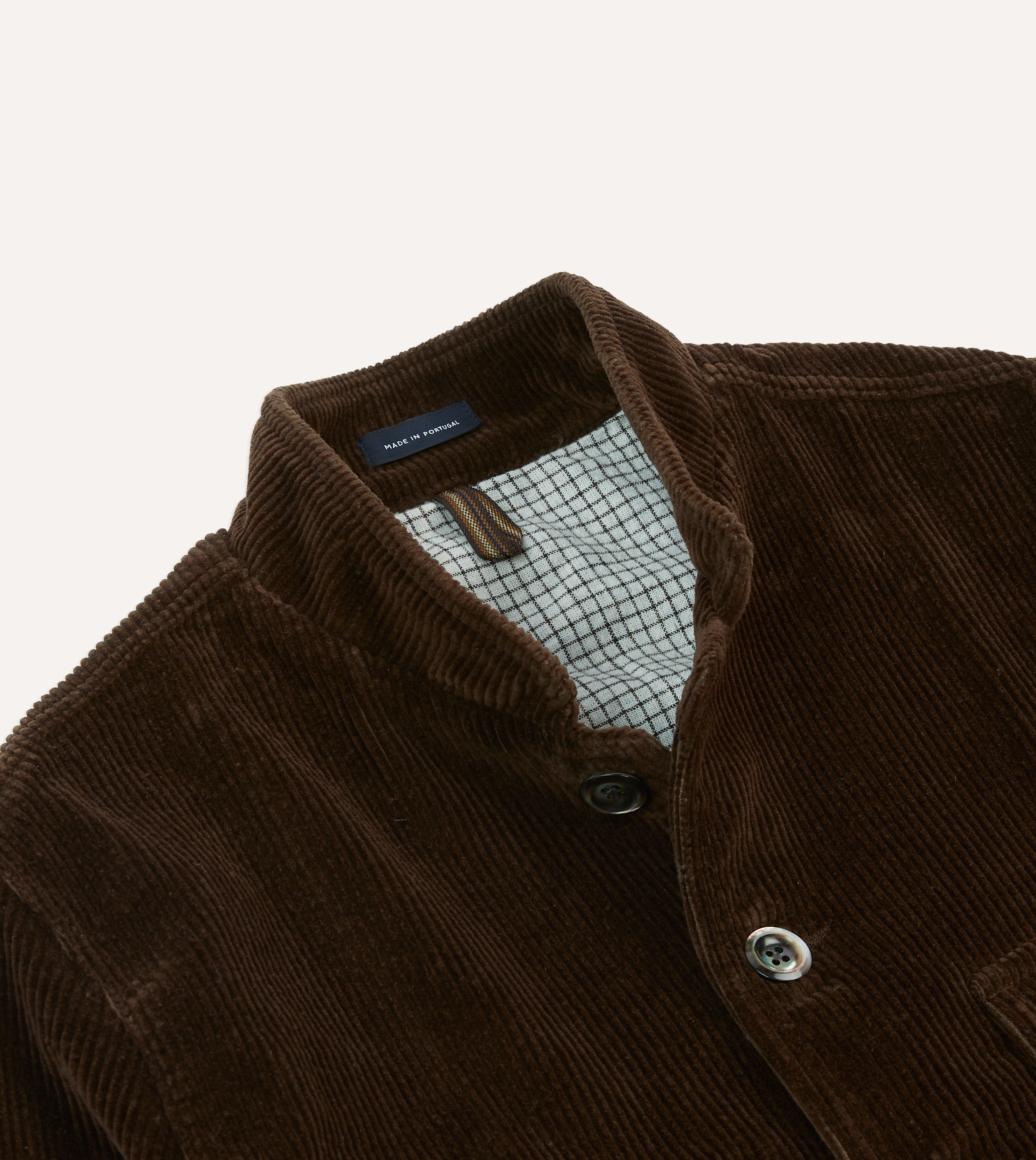 Brown Corduroy Forestière Jacket – Drakes US