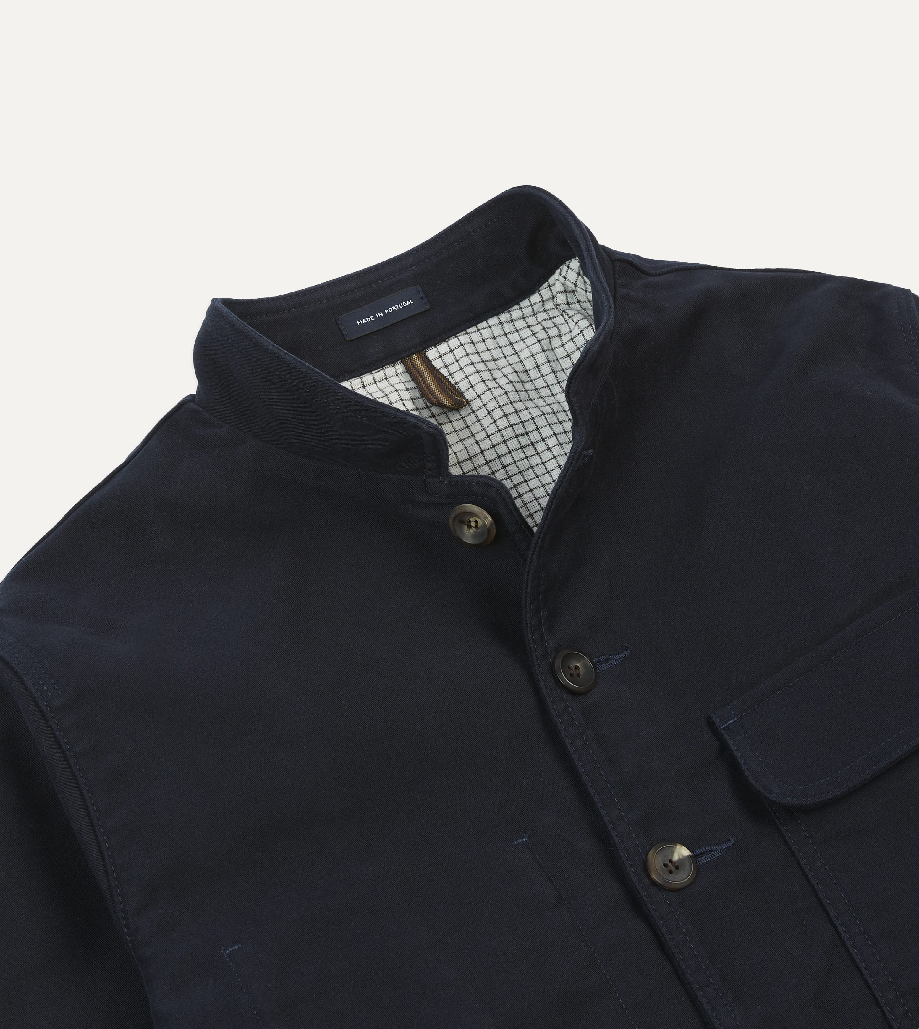 Navy Moleskin Forestière Jacket – Drakes US