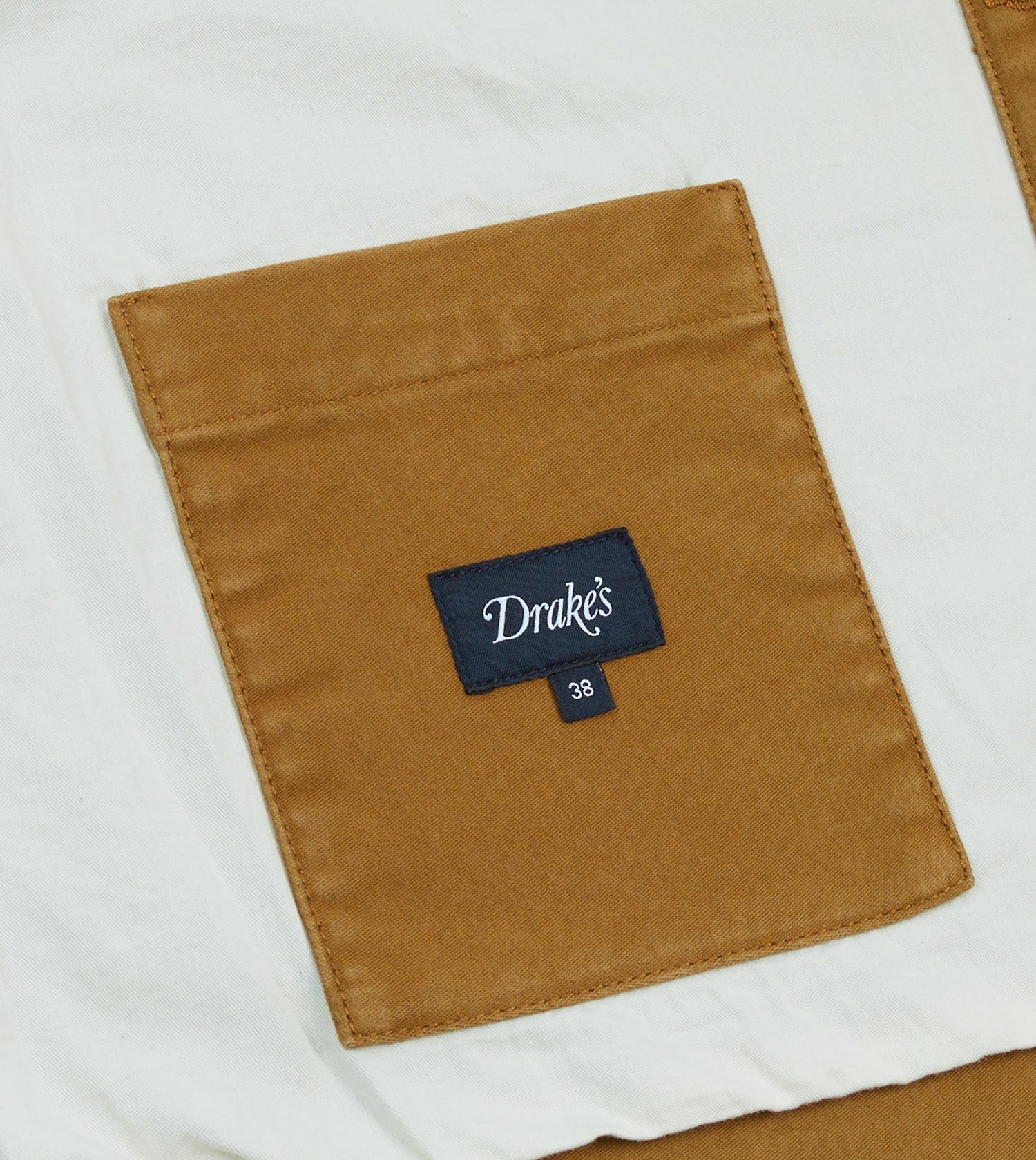 Tobacco Cotton Four-Pocket Chore Jacket