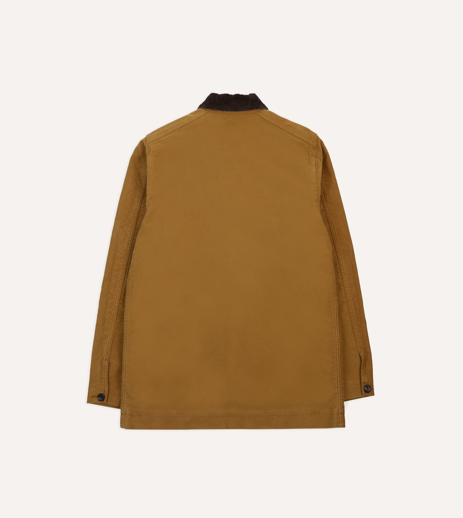 Tobacco Cotton Four-Pocket Chore Jacket