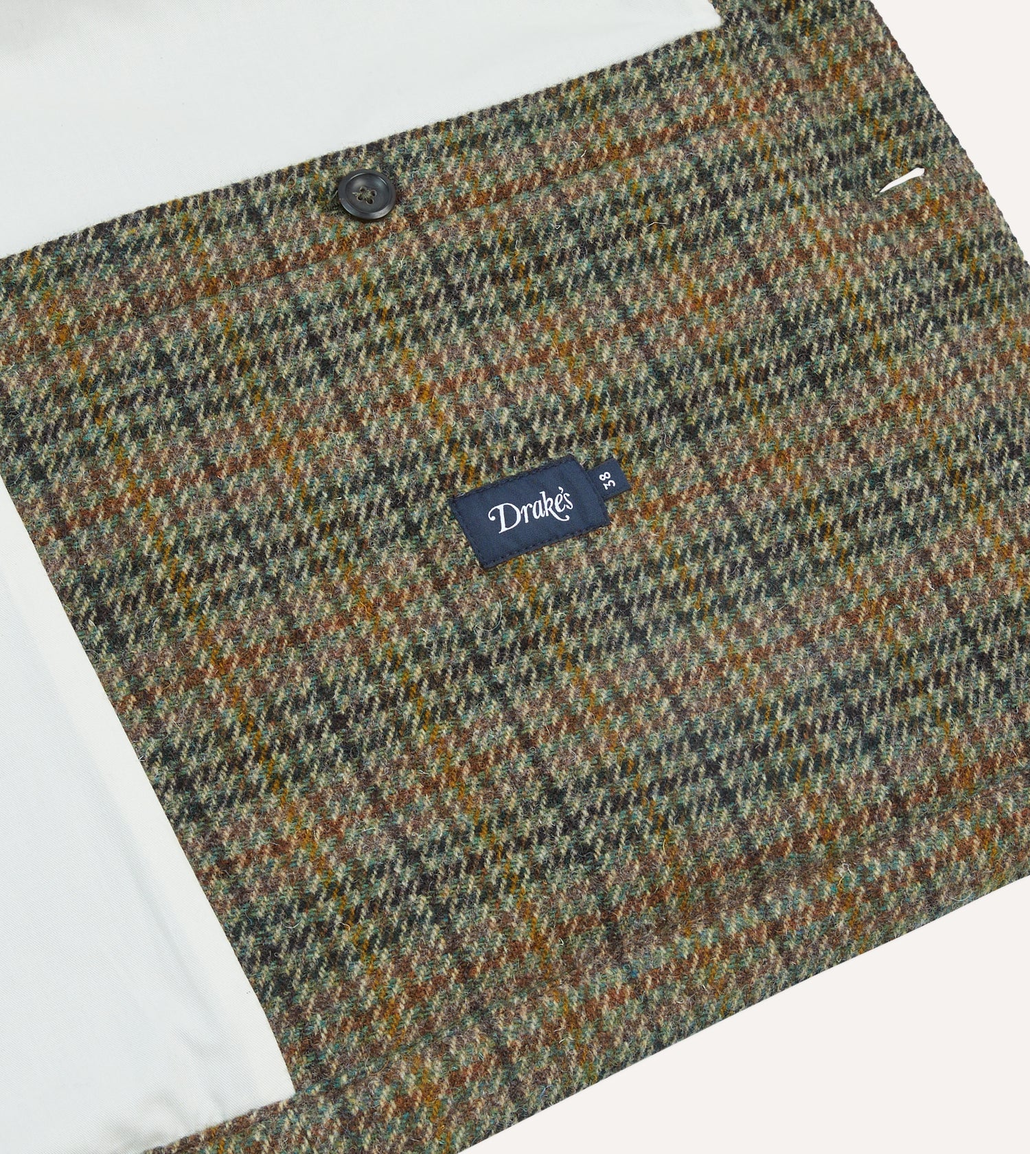 Green Check Tweed Donkey Jacket