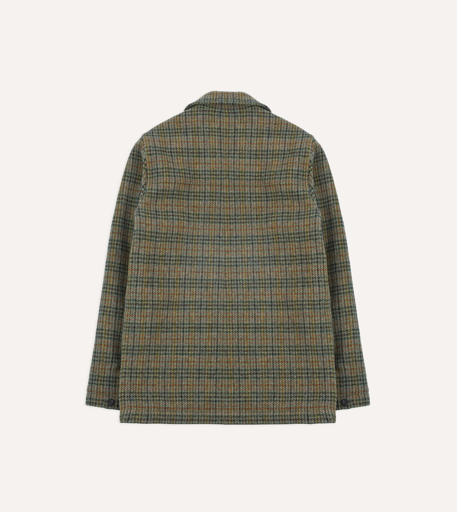 Green Check Tweed Donkey Jacket