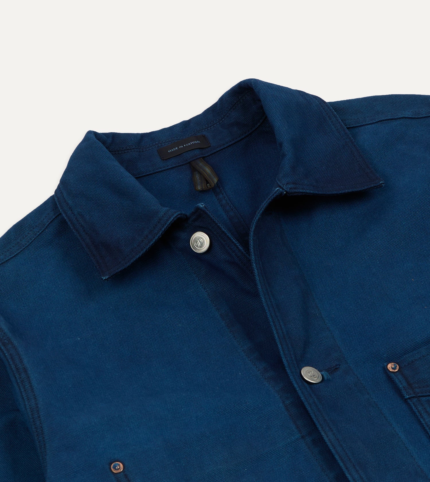 Indigo Dyed Chore Jacket