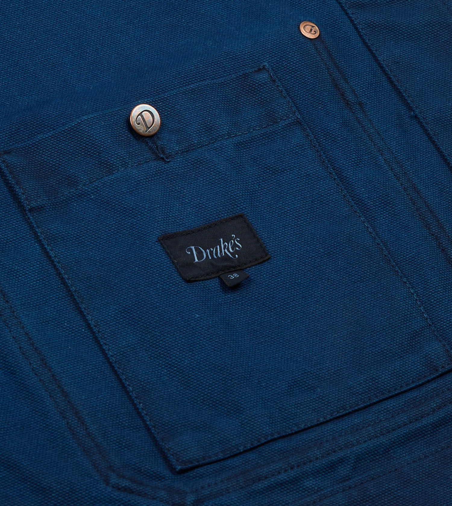 Indigo Dyed Chore Jacket