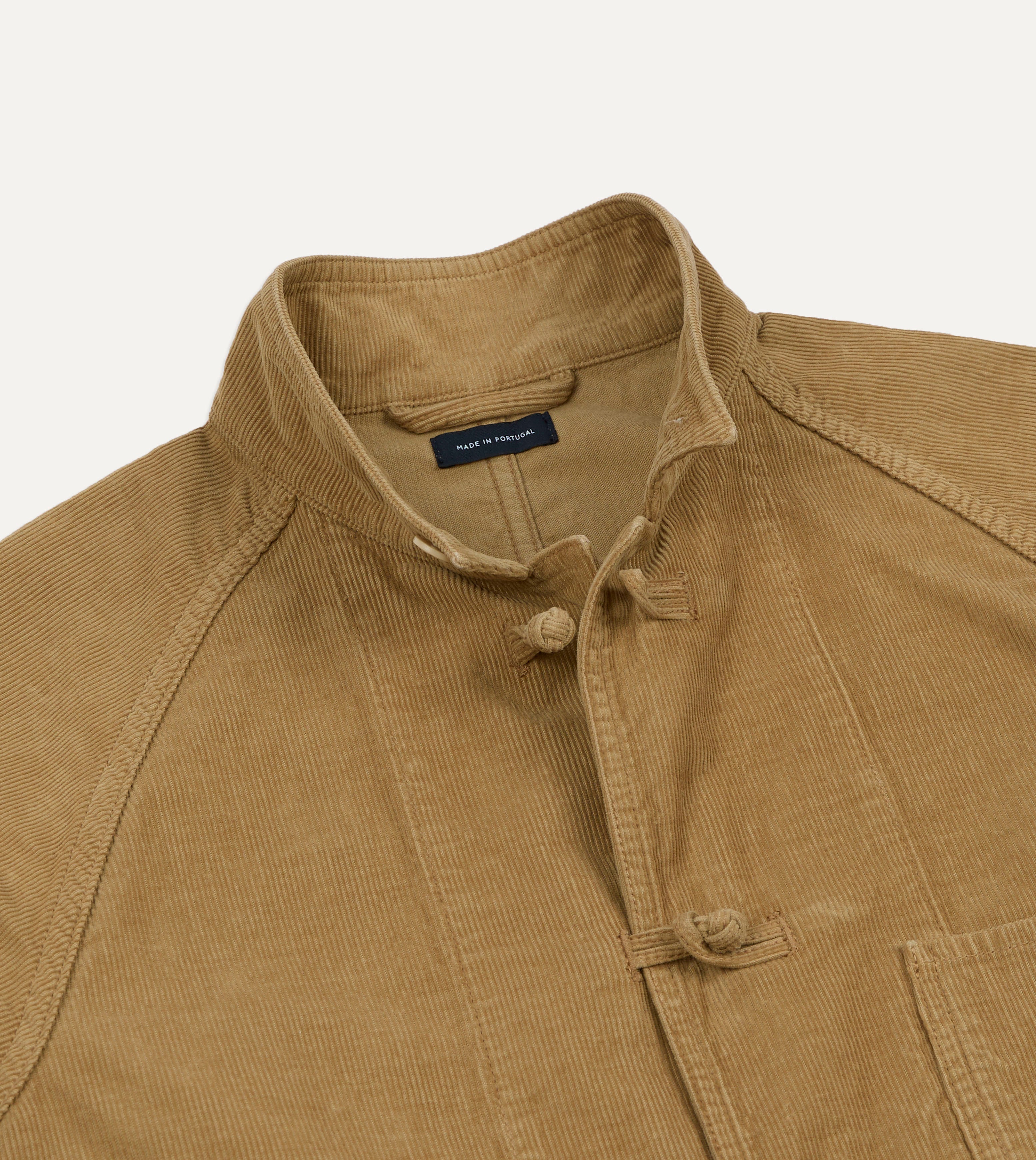 Drake's スエードジャケット 36 Sand Cotton Corduroy Artist Chore Jacket – Drakes US