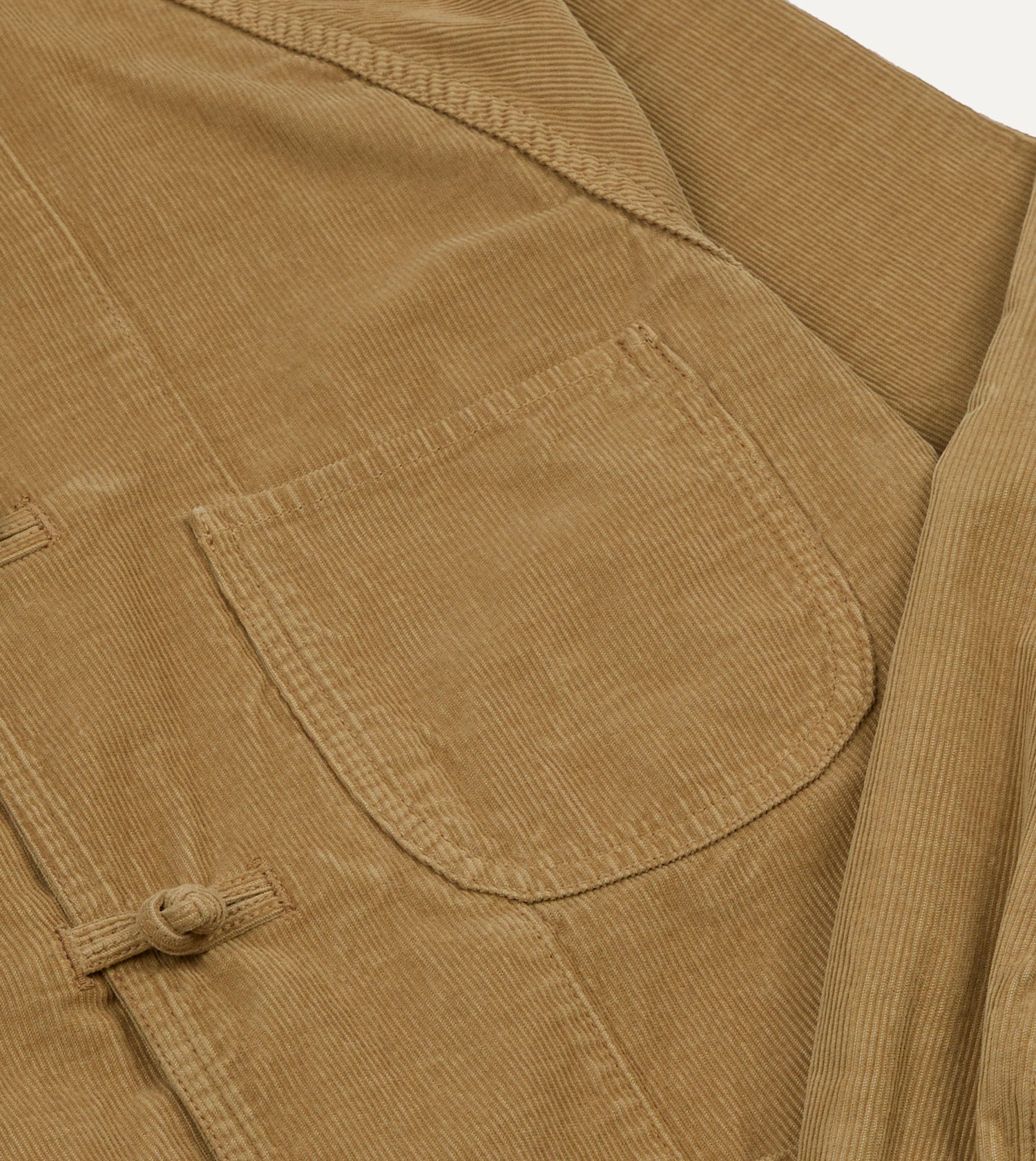 Sand Cotton Corduroy Artist Chore Jacket