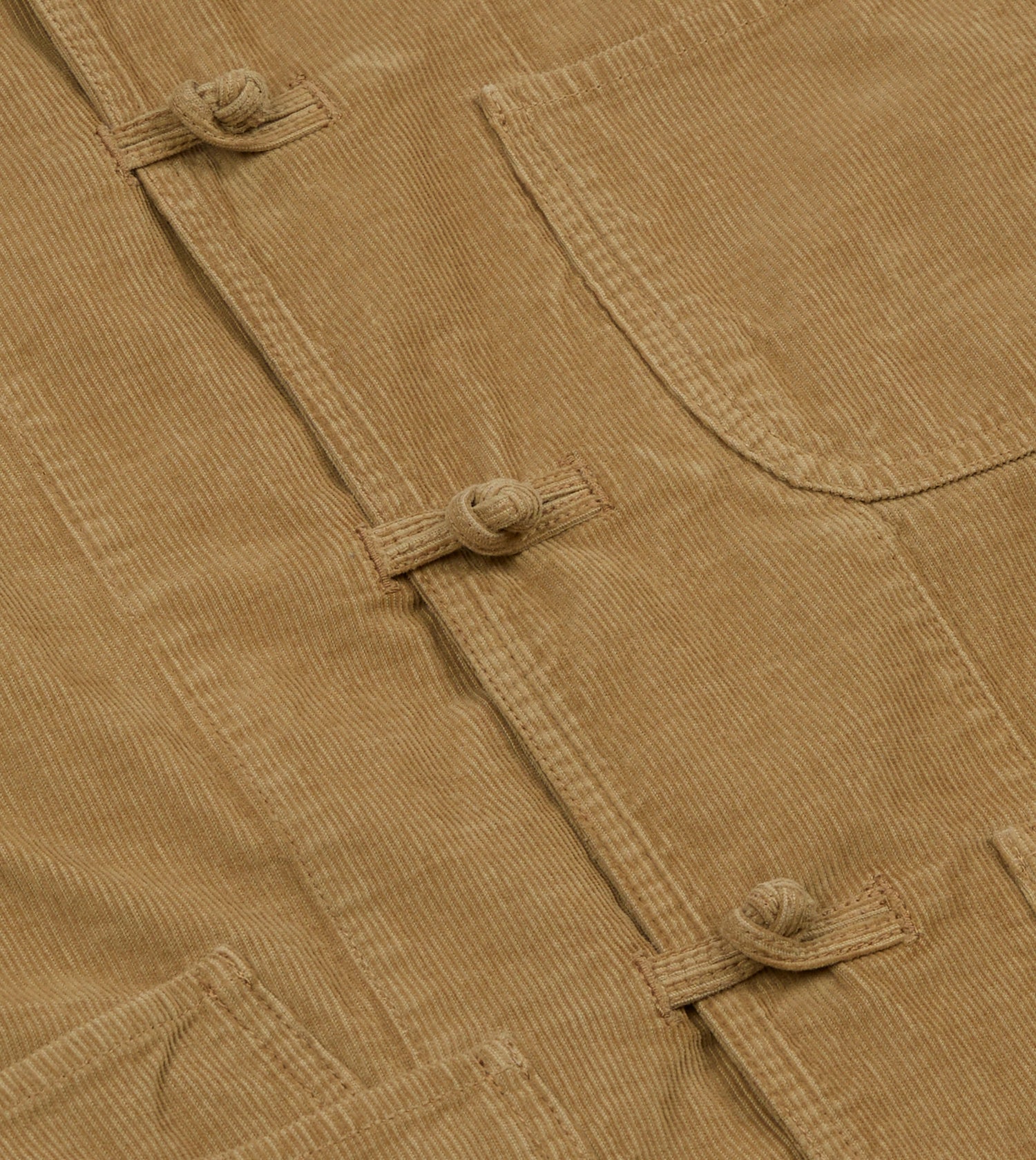 Sand Cotton Corduroy Artist Chore Jacket