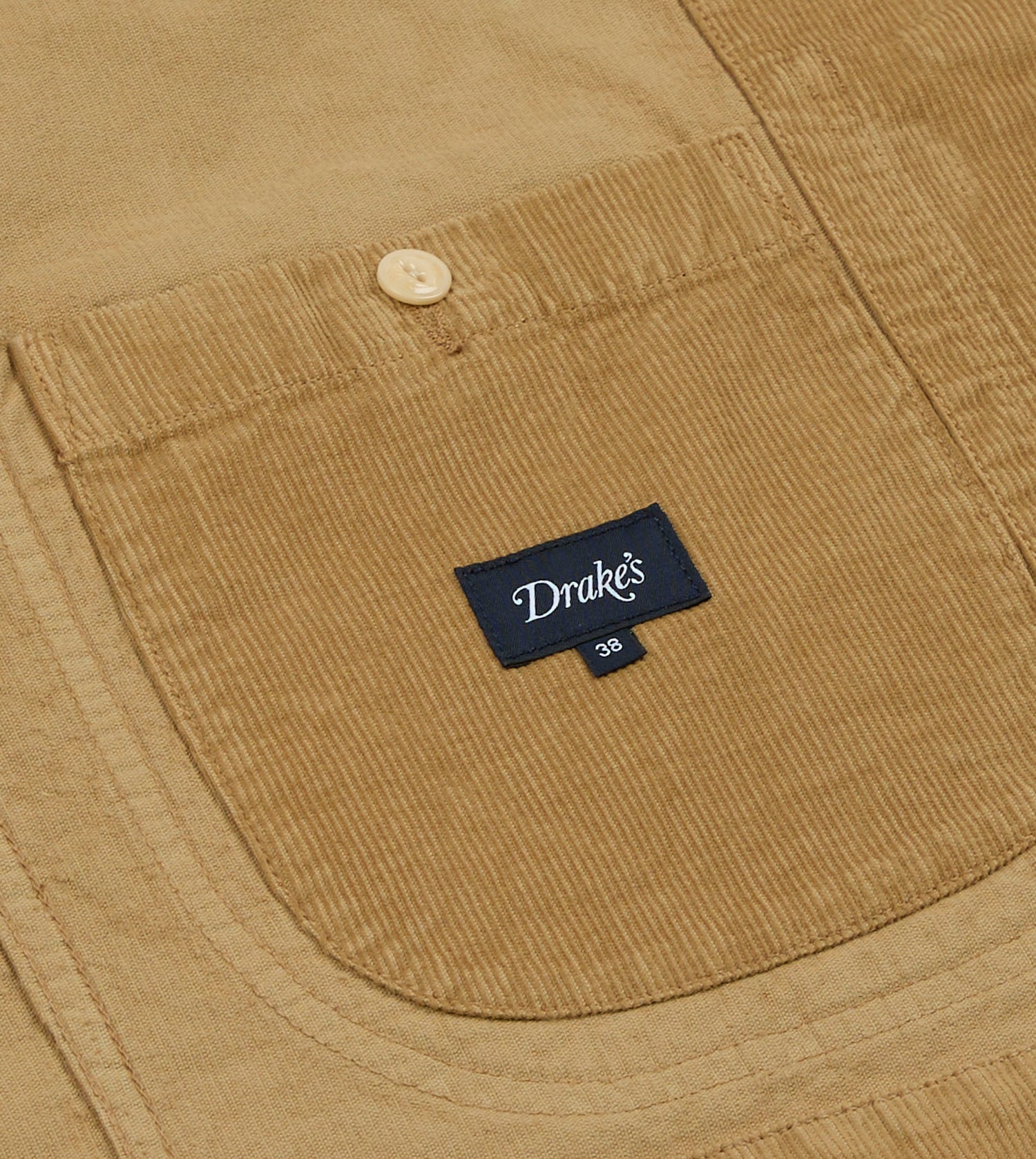 Sand Cotton Corduroy Artist Chore Jacket