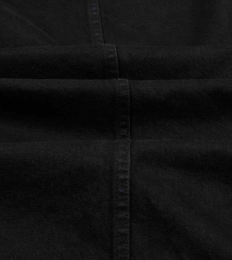 Black Selvedge Denim Five-Pocket Chore Jacket