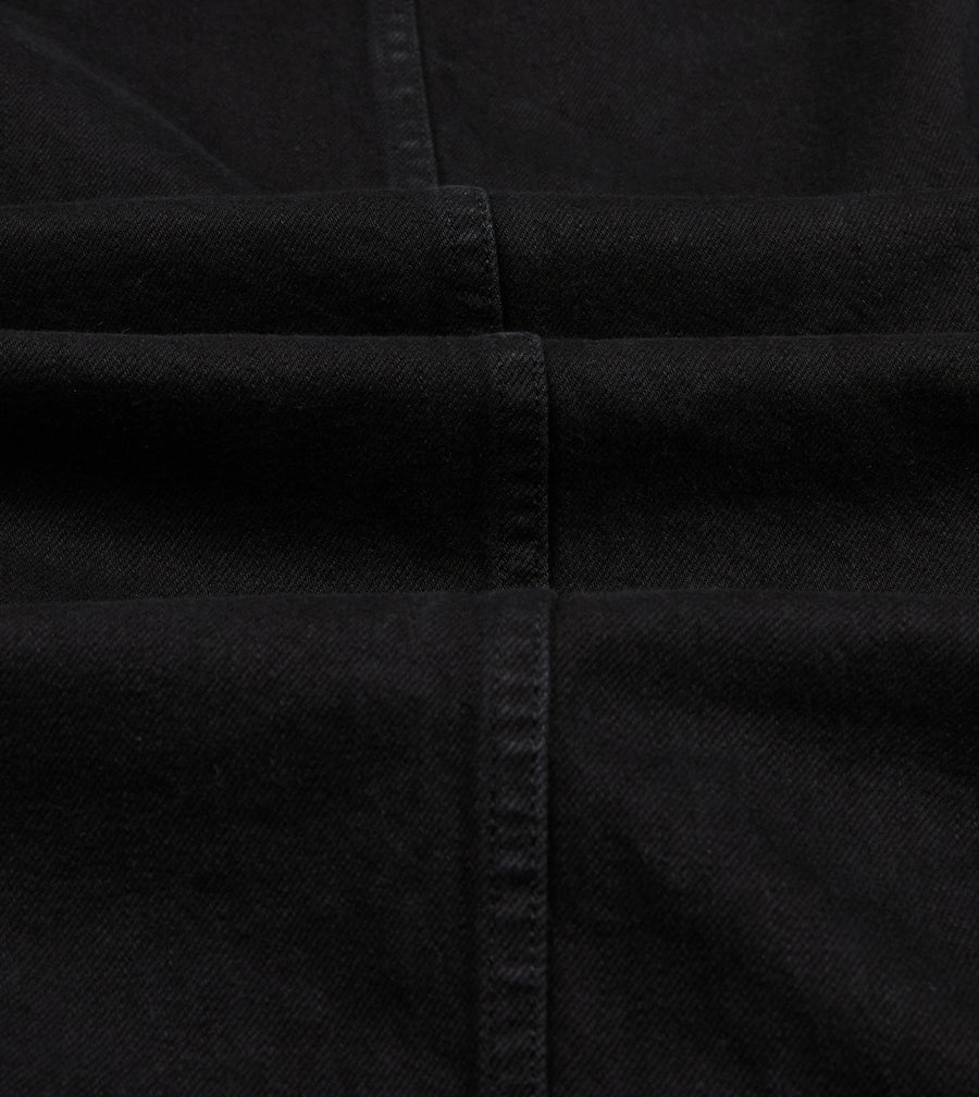 Black Selvedge Denim Five-Pocket Chore Jacket