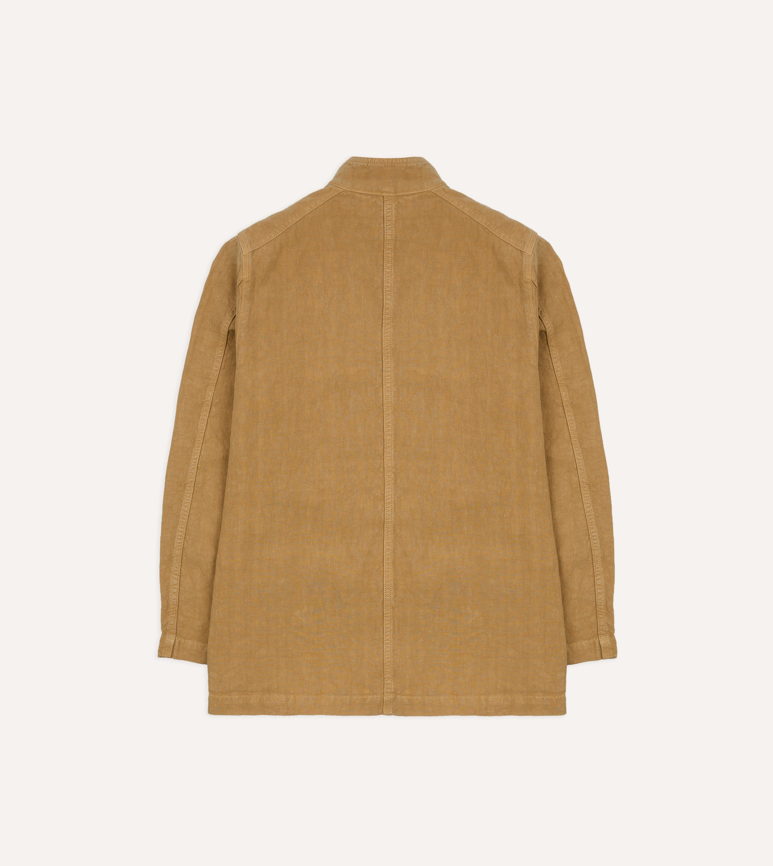 Sand Linen Forestière Jacket – Drakes US