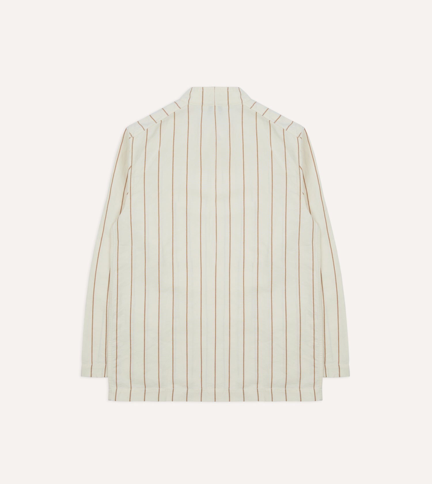 Ecru Stripe Canapa Forestière Jacket