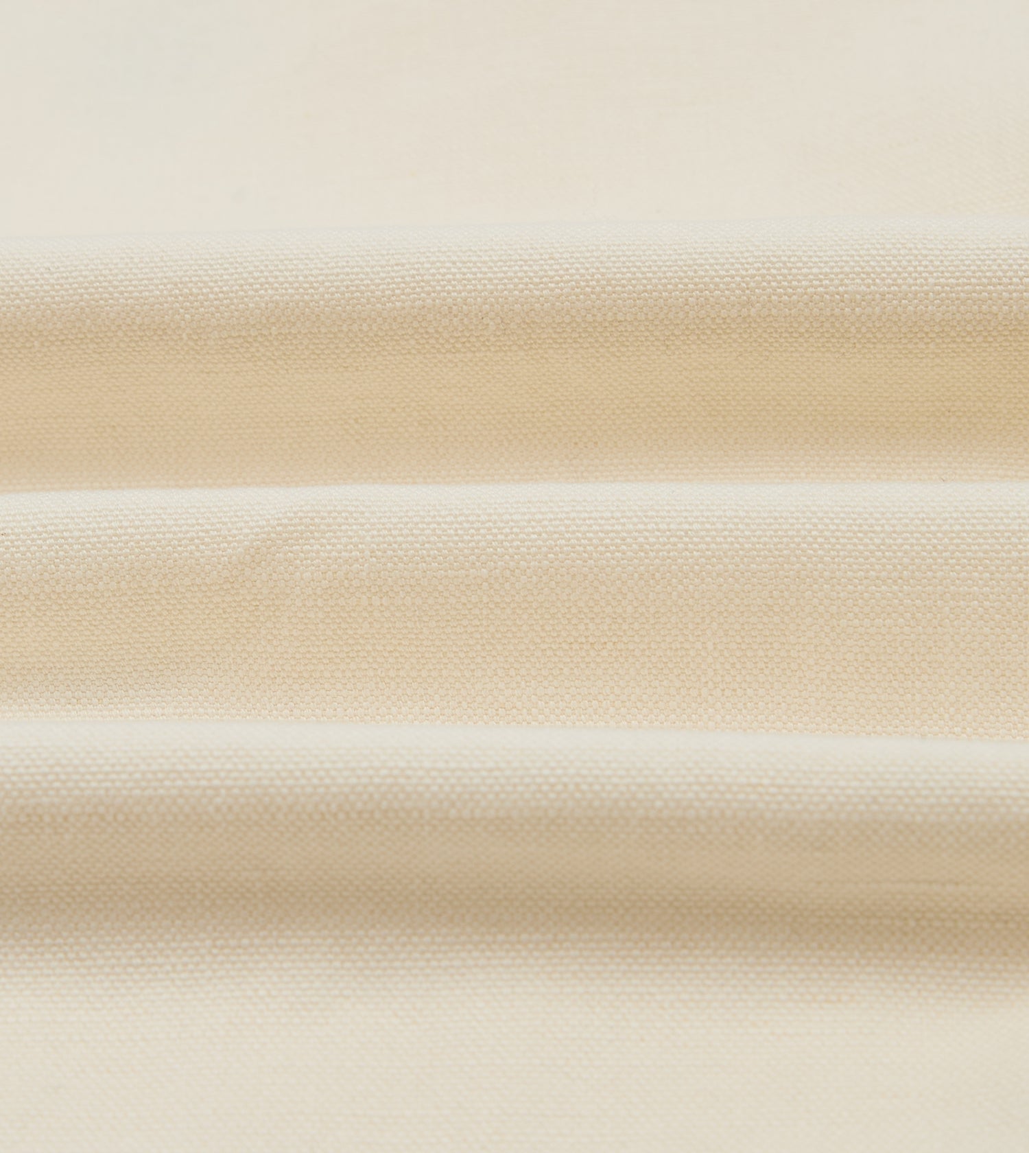 Ecru Cotton-Linen Double-Breasted Chore Coat