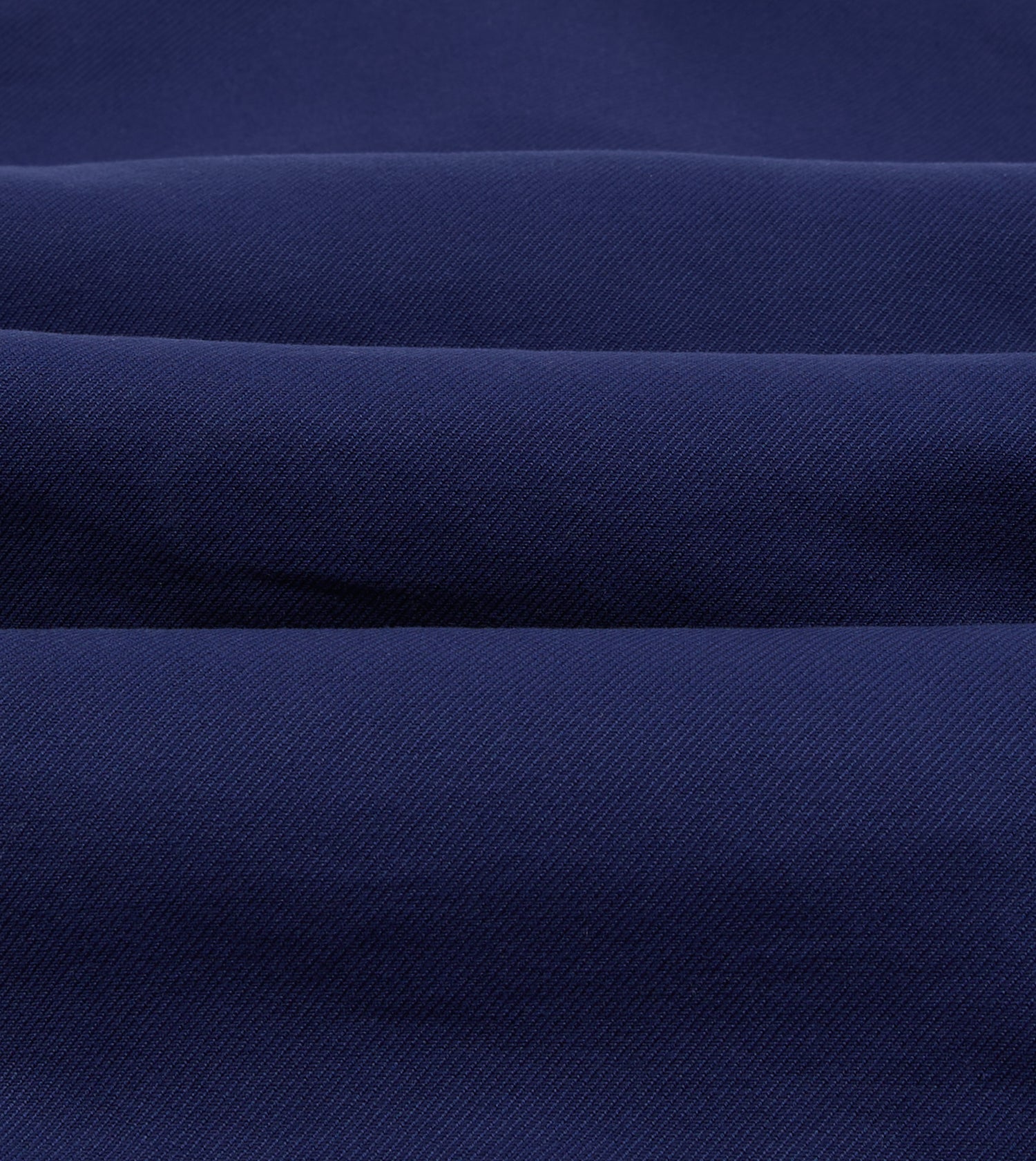 French Blue Cotton Serge Double-Breasted Chore Coat