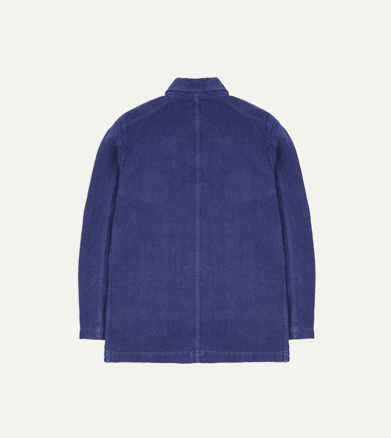 Blue Linen Five-Pocket Chore Jacket