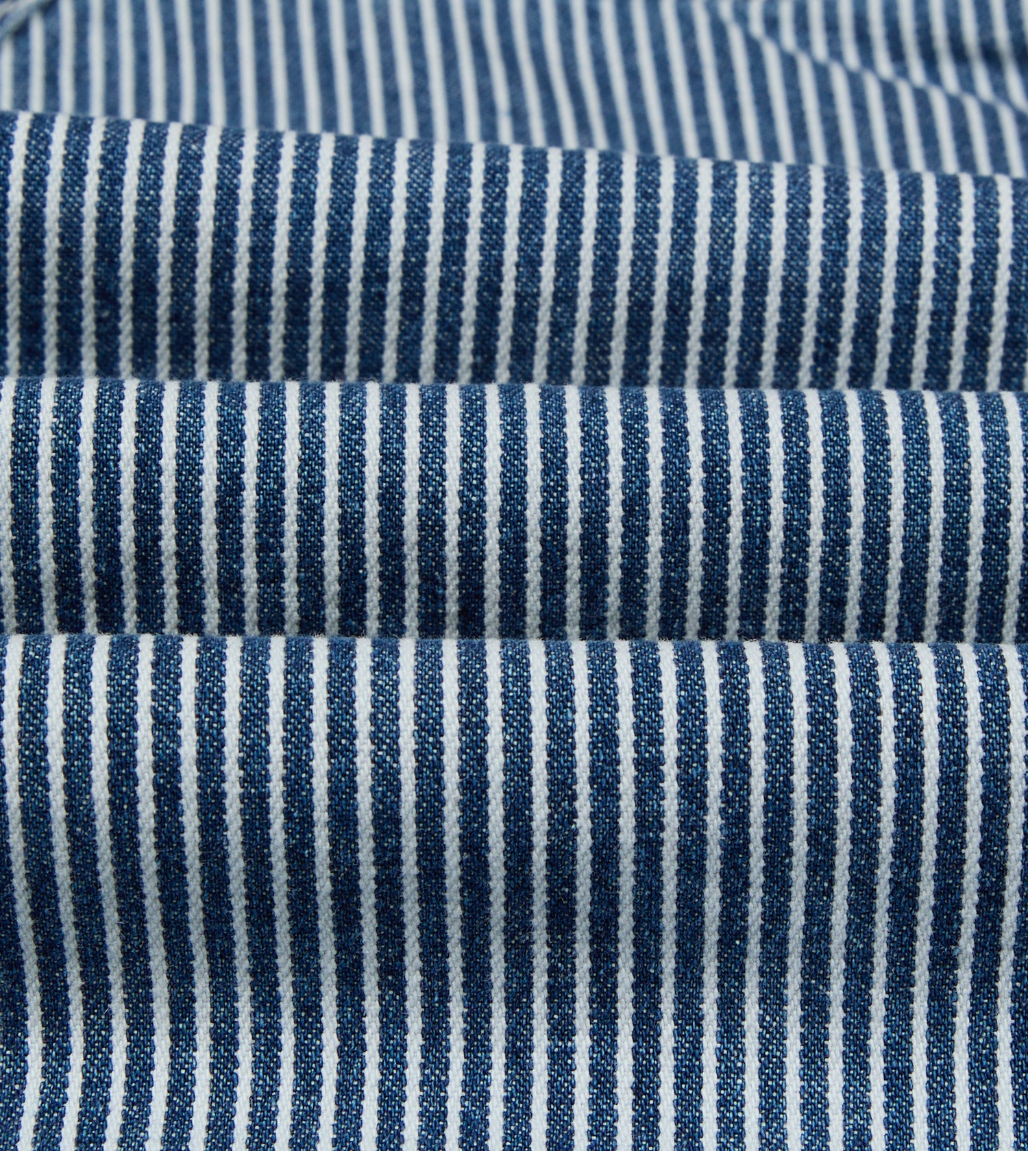 Indigo Stripe Denim Field Jacket