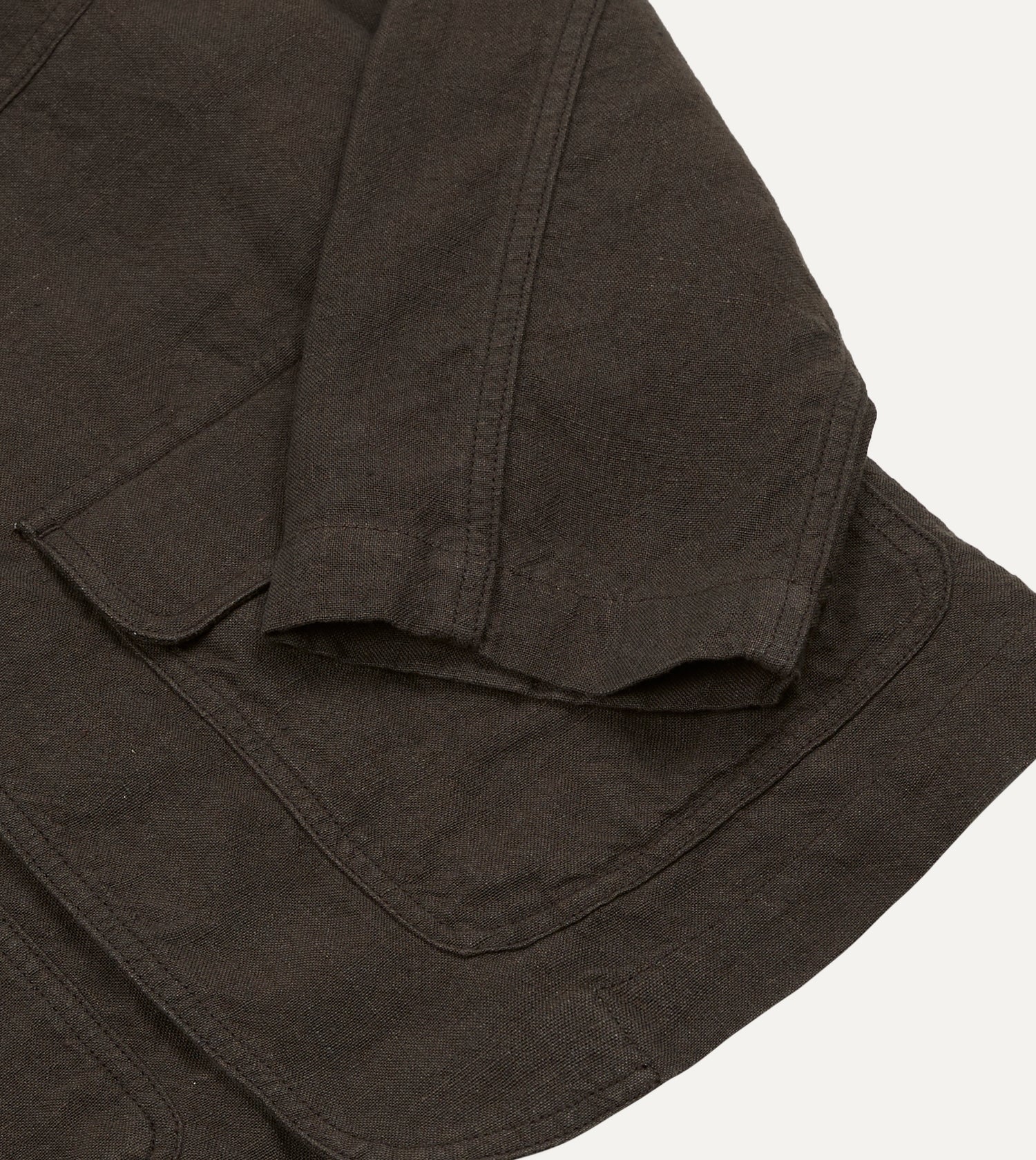 Brown Linen Forestière Jacket