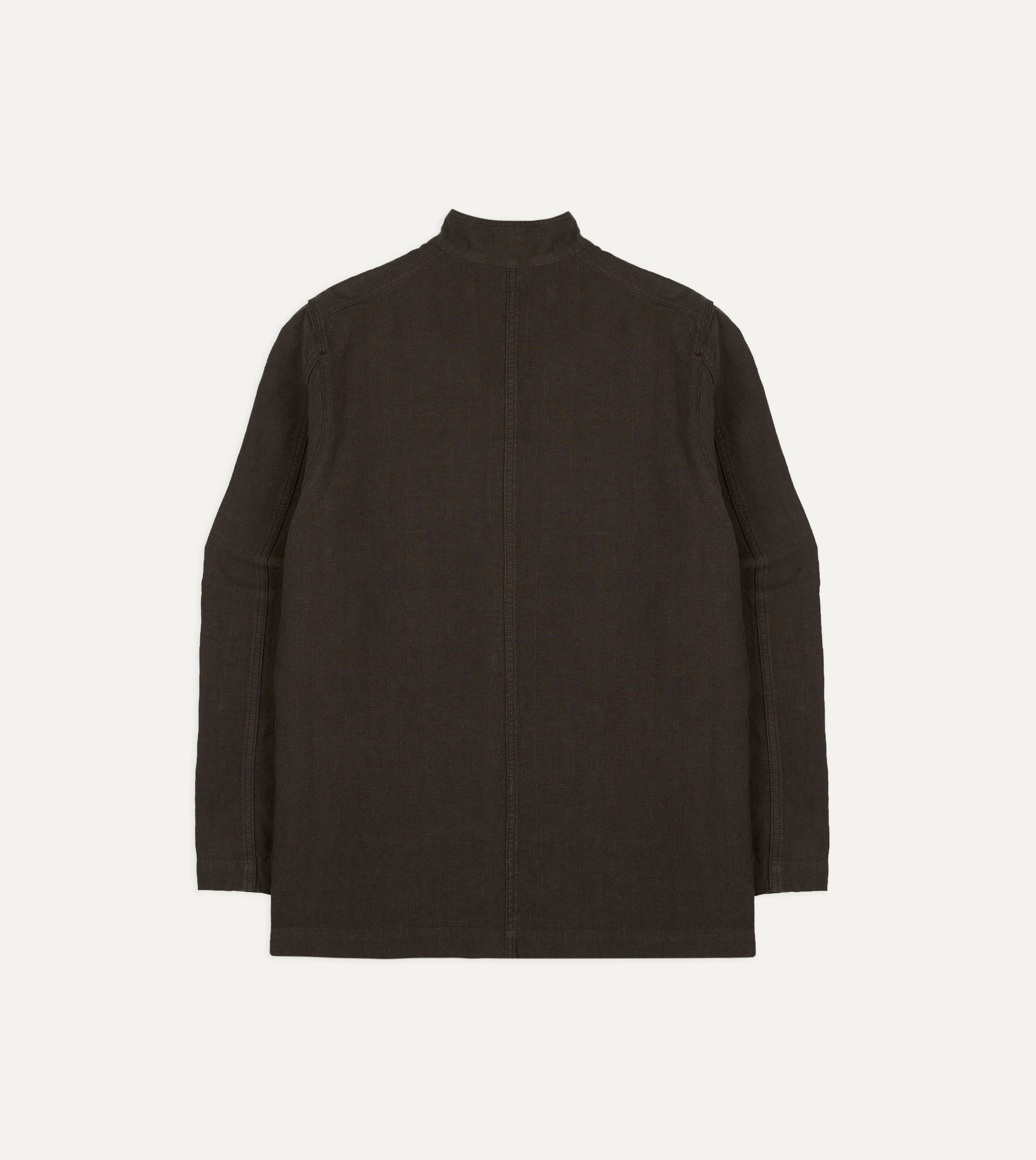 Brown Linen Forestière Jacket