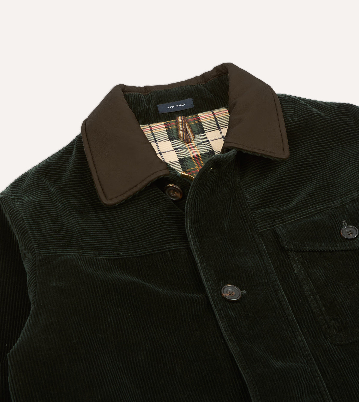 Dark Green Corduroy Ranger Coat