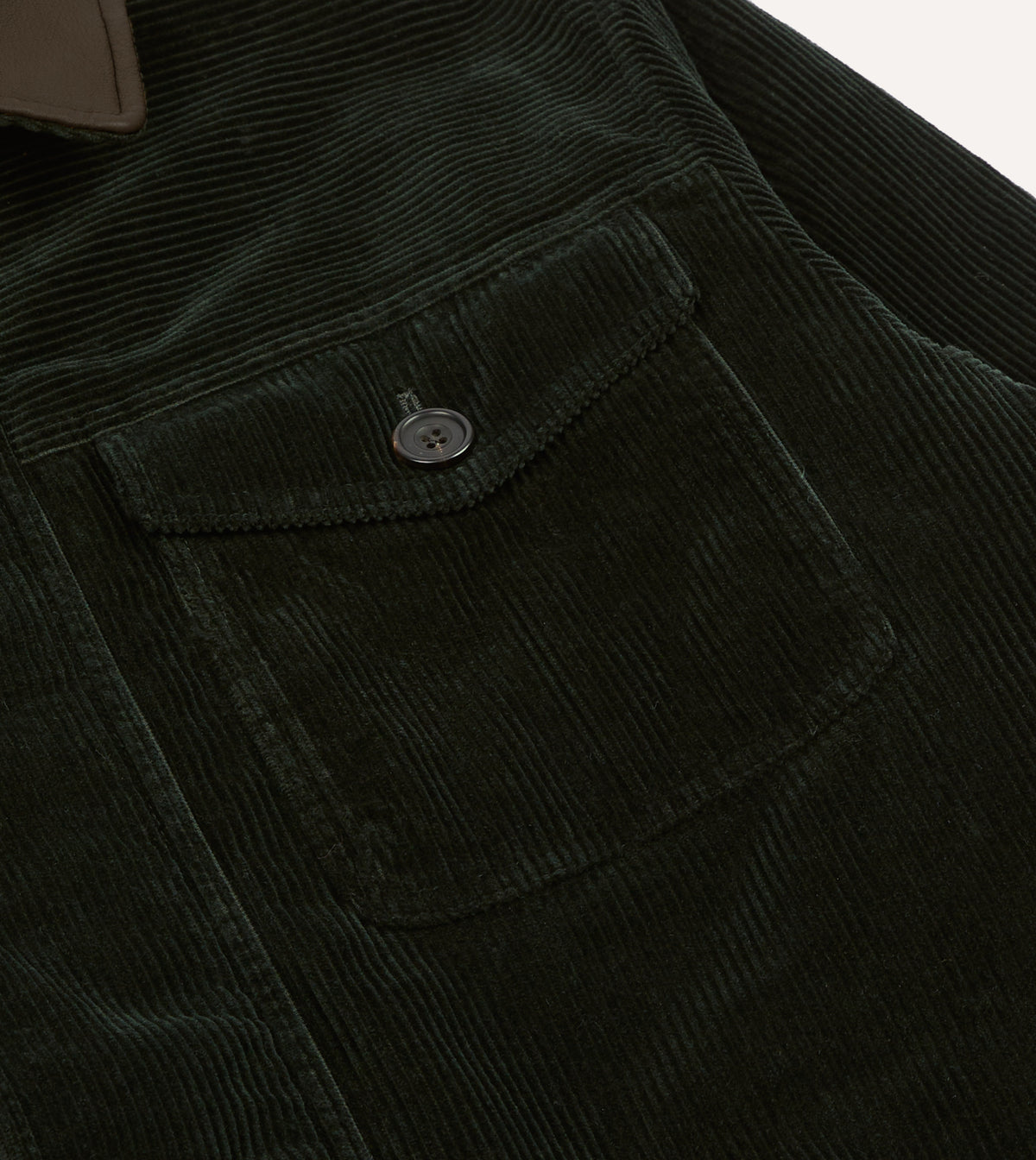 Dark Green Corduroy Ranger Coat