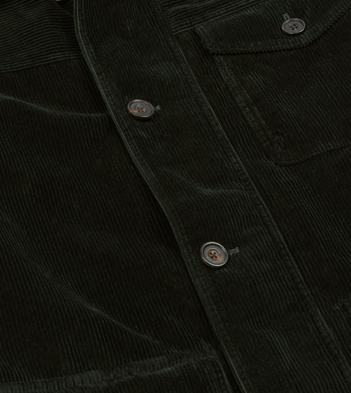 Dark Green Corduroy Ranger Coat