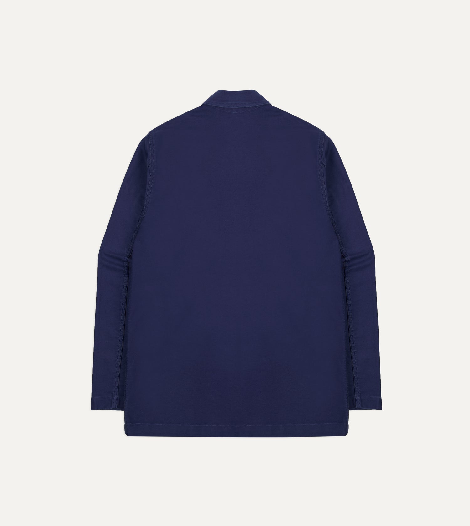 Navy Moleskin Mitred Chore Jacket