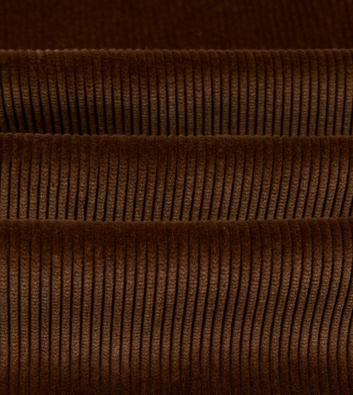 Brown Corduroy Double-Breasted Chore Coat