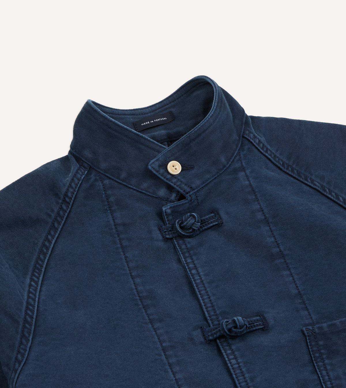 Navy Moleskin Artist Chore Jacket
