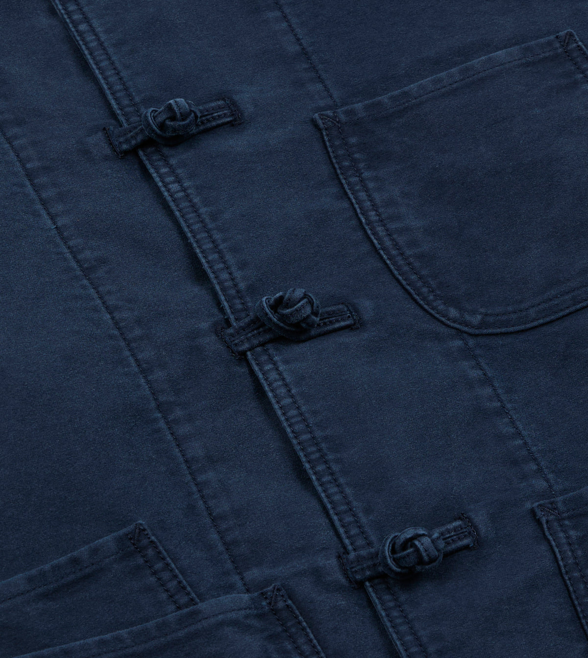Navy Moleskin Artist Chore Jacket