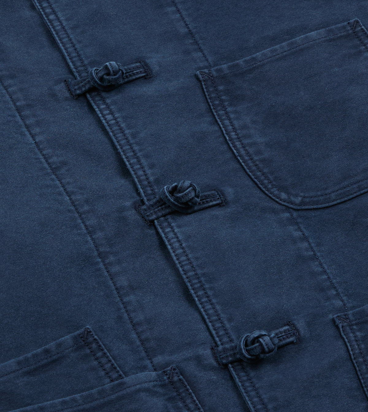 Navy Moleskin Artist Chore Jacket