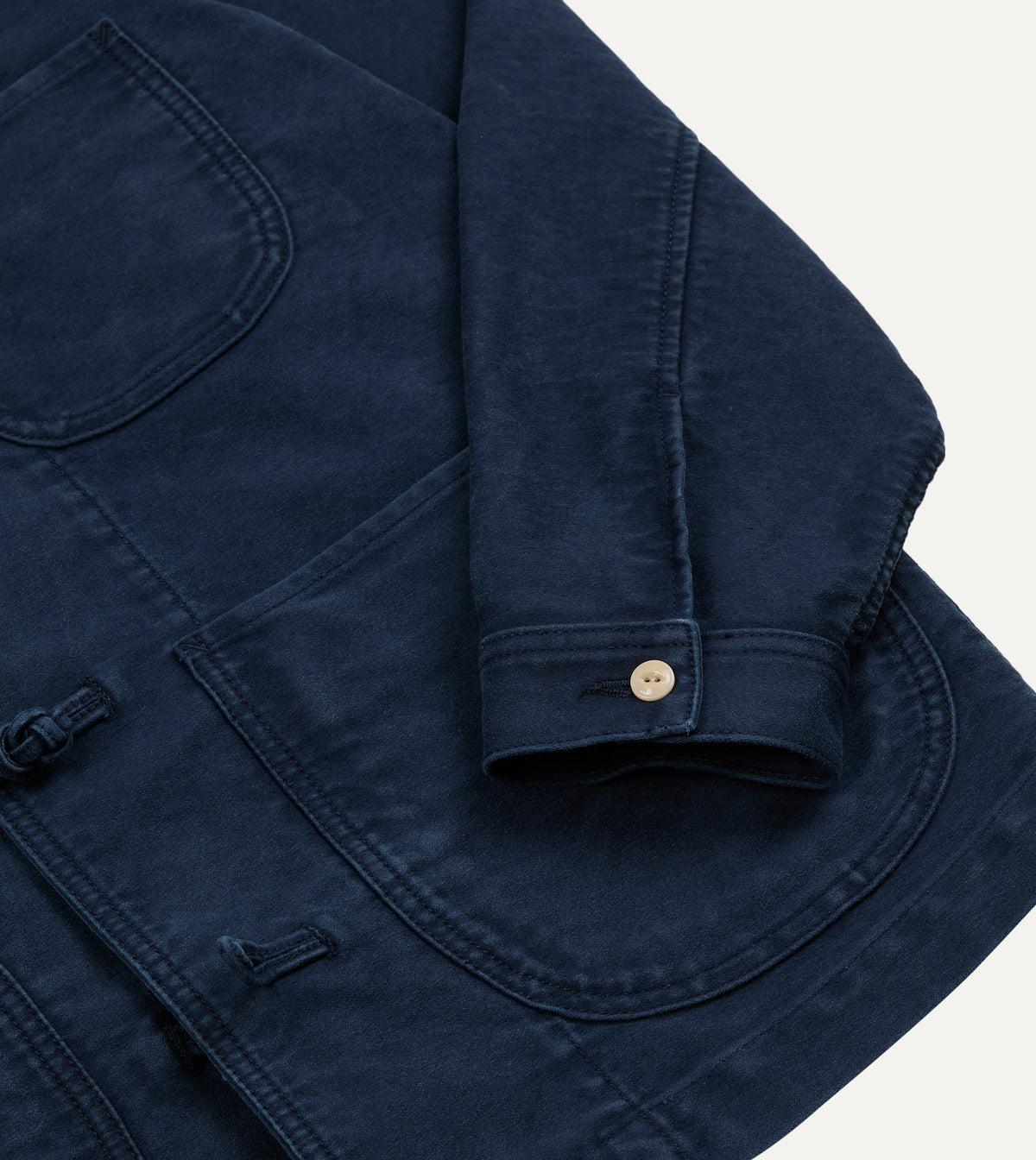 Navy Moleskin Artist Chore Jacket
