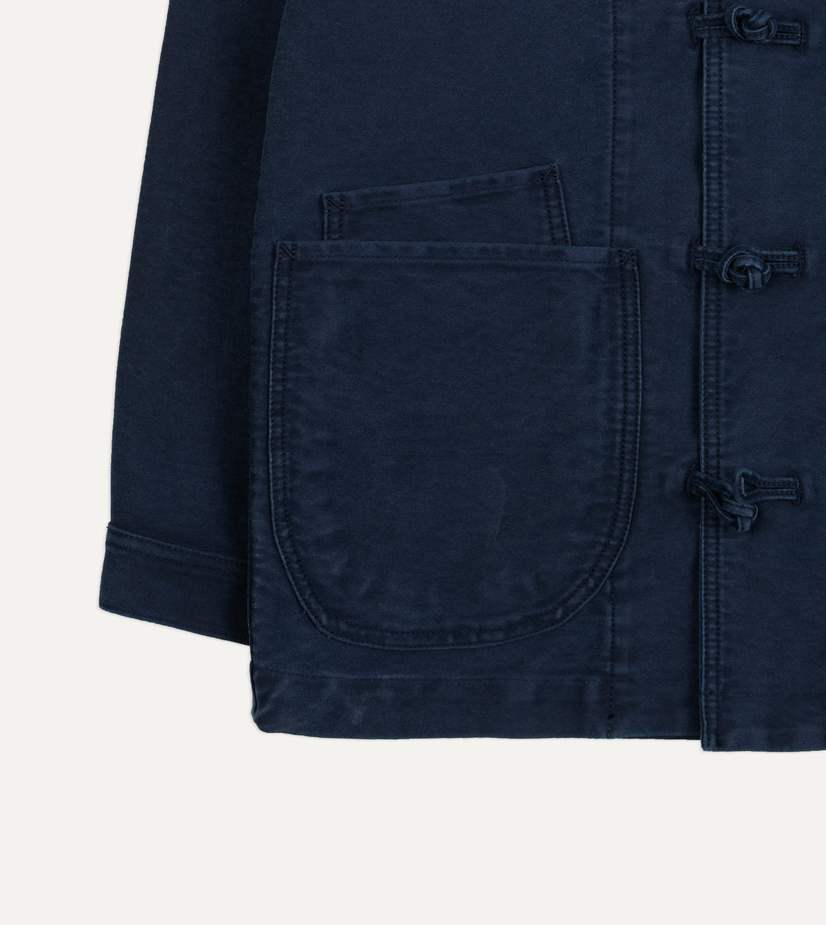 Navy Moleskin Artist Chore Jacket