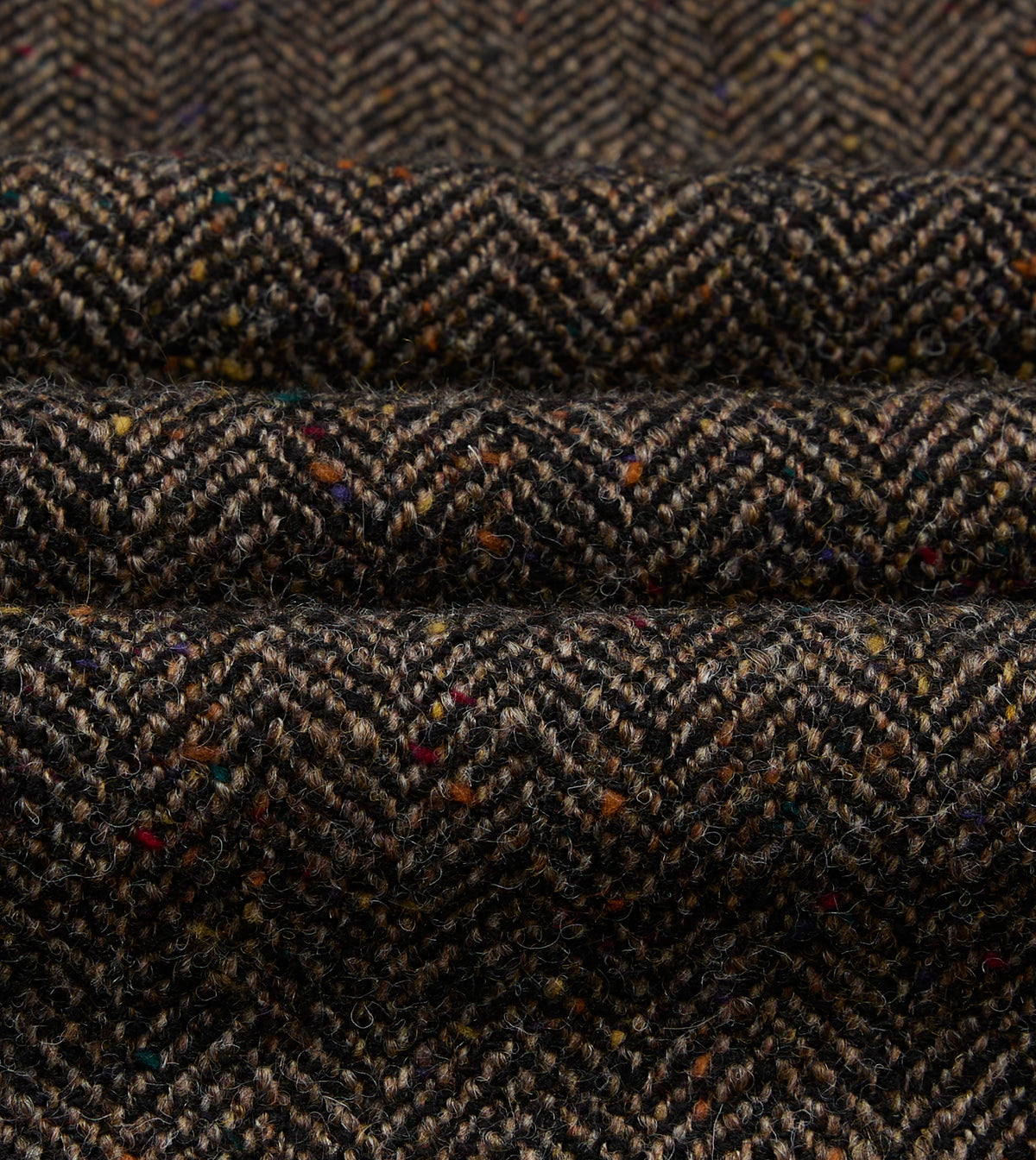 Brown Herringbone Tweed Woodward Jacket