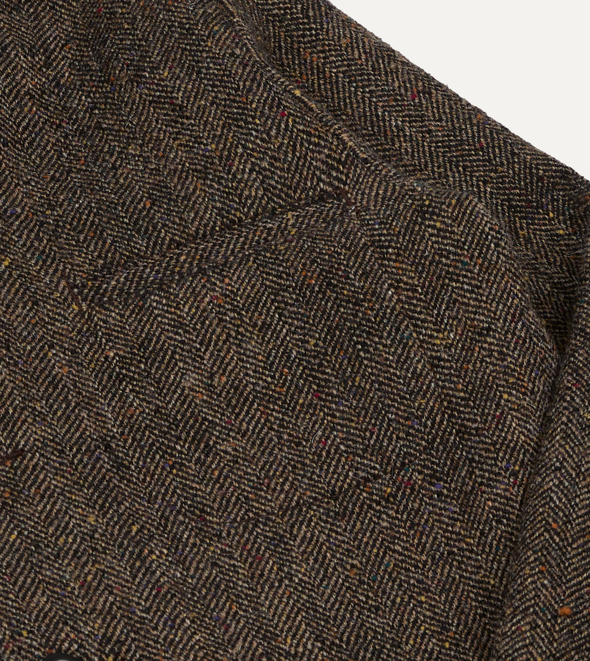 Brown Herringbone Tweed Woodward Jacket