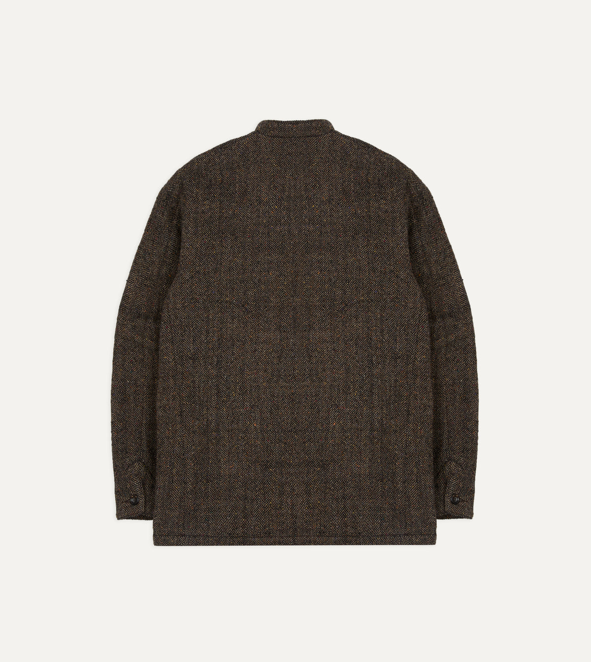 Brown Herringbone Tweed Woodward Jacket