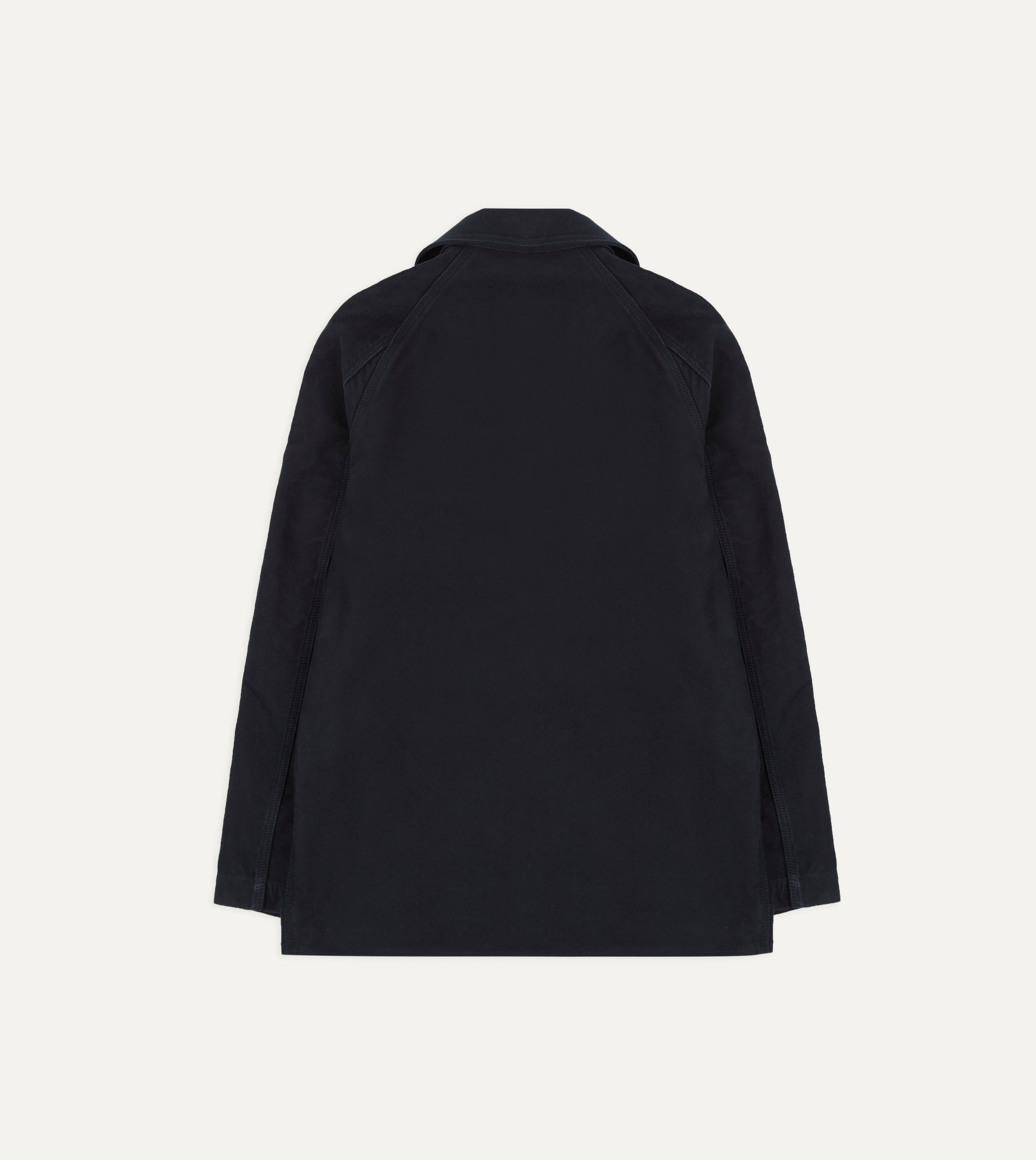 Navy Moleskin Raglan Work Coat