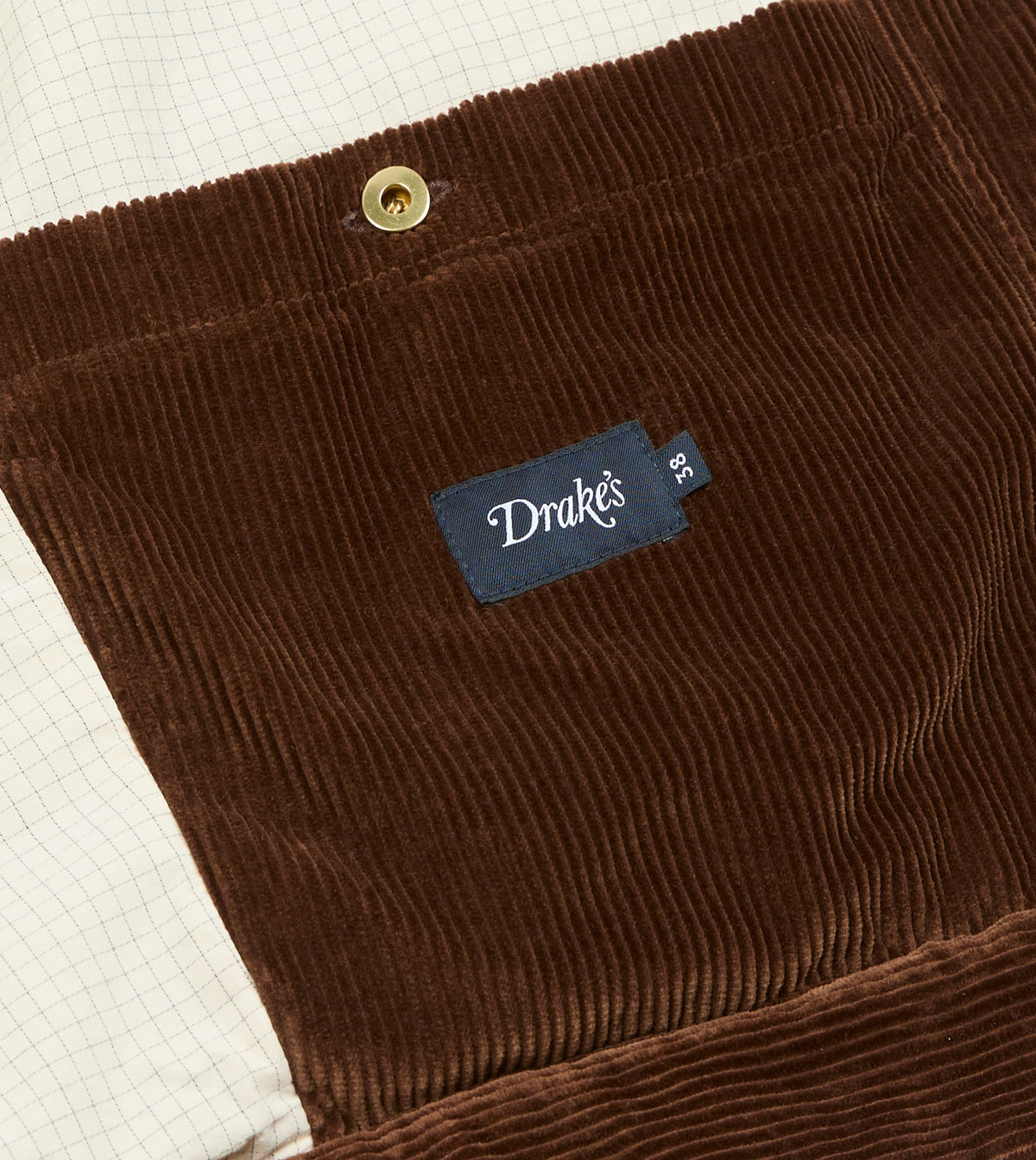Tobacco Corduroy Trucker Jacket