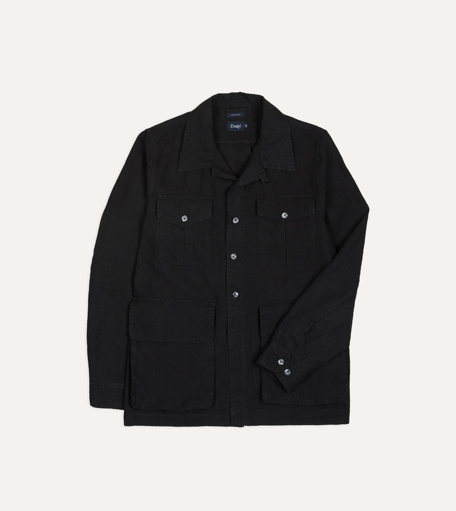 Black Linen Games Tunic