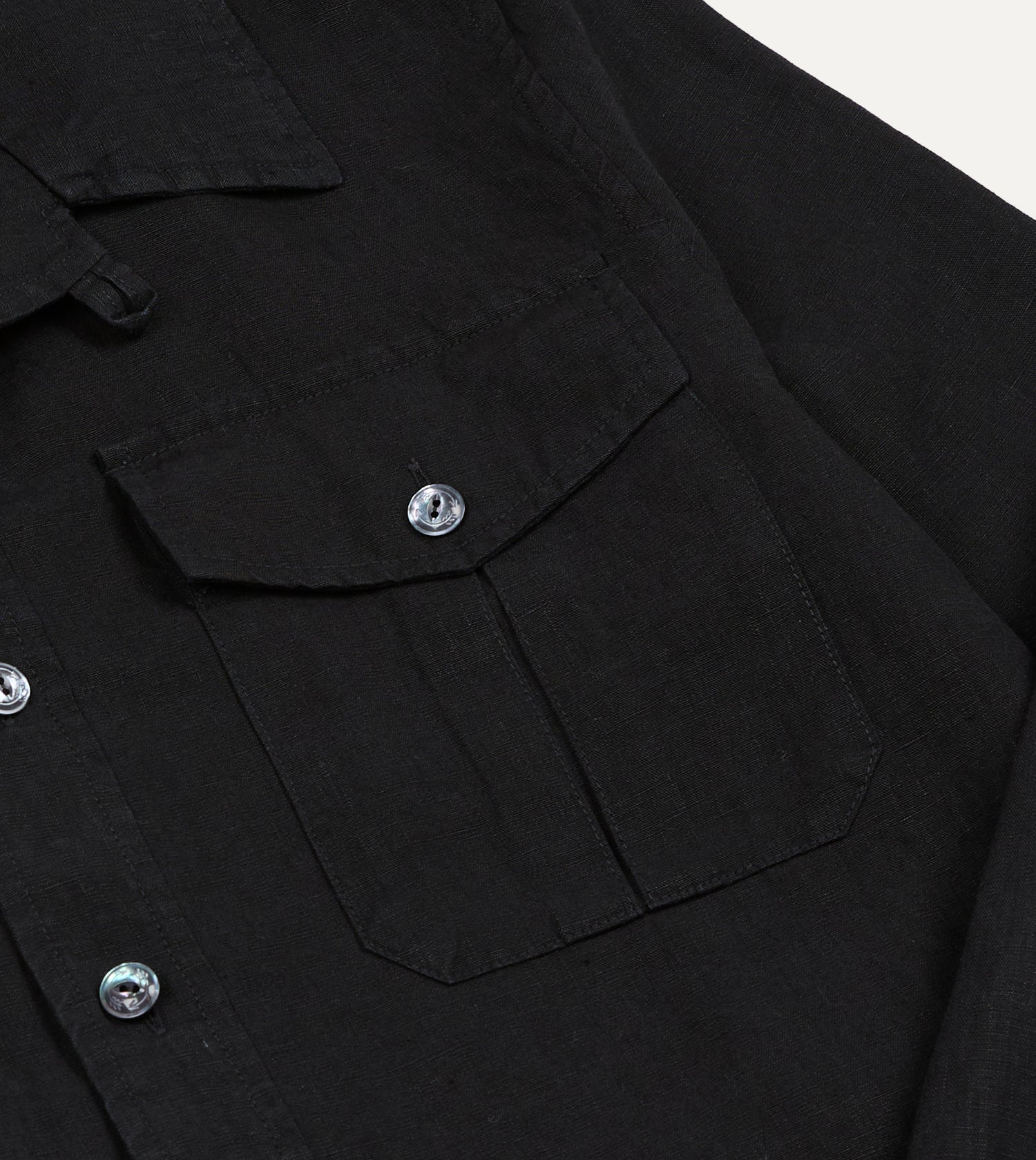 Black Linen Games Tunic