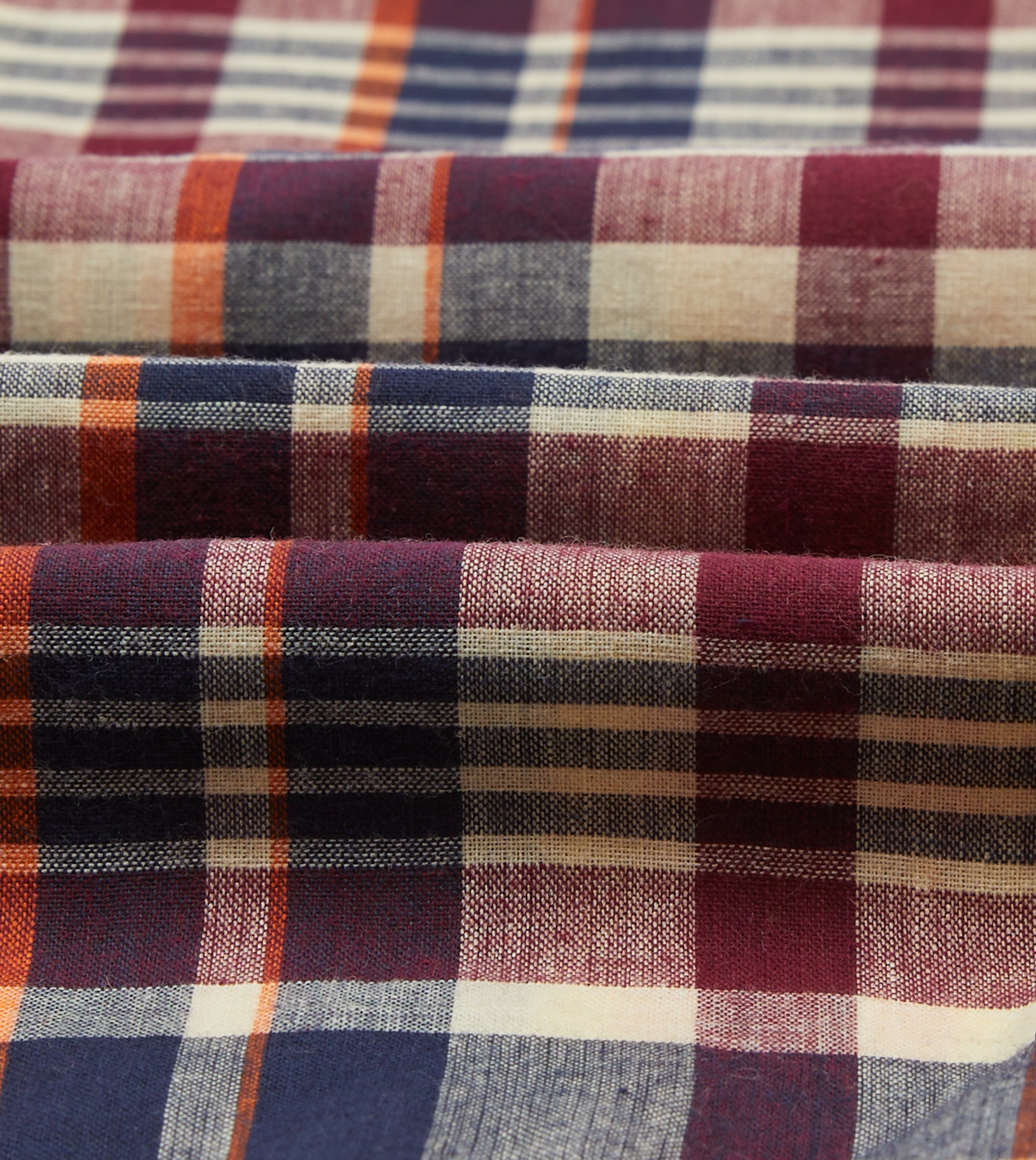 Waxed Madras Cotton Tennis Blouson Jacket