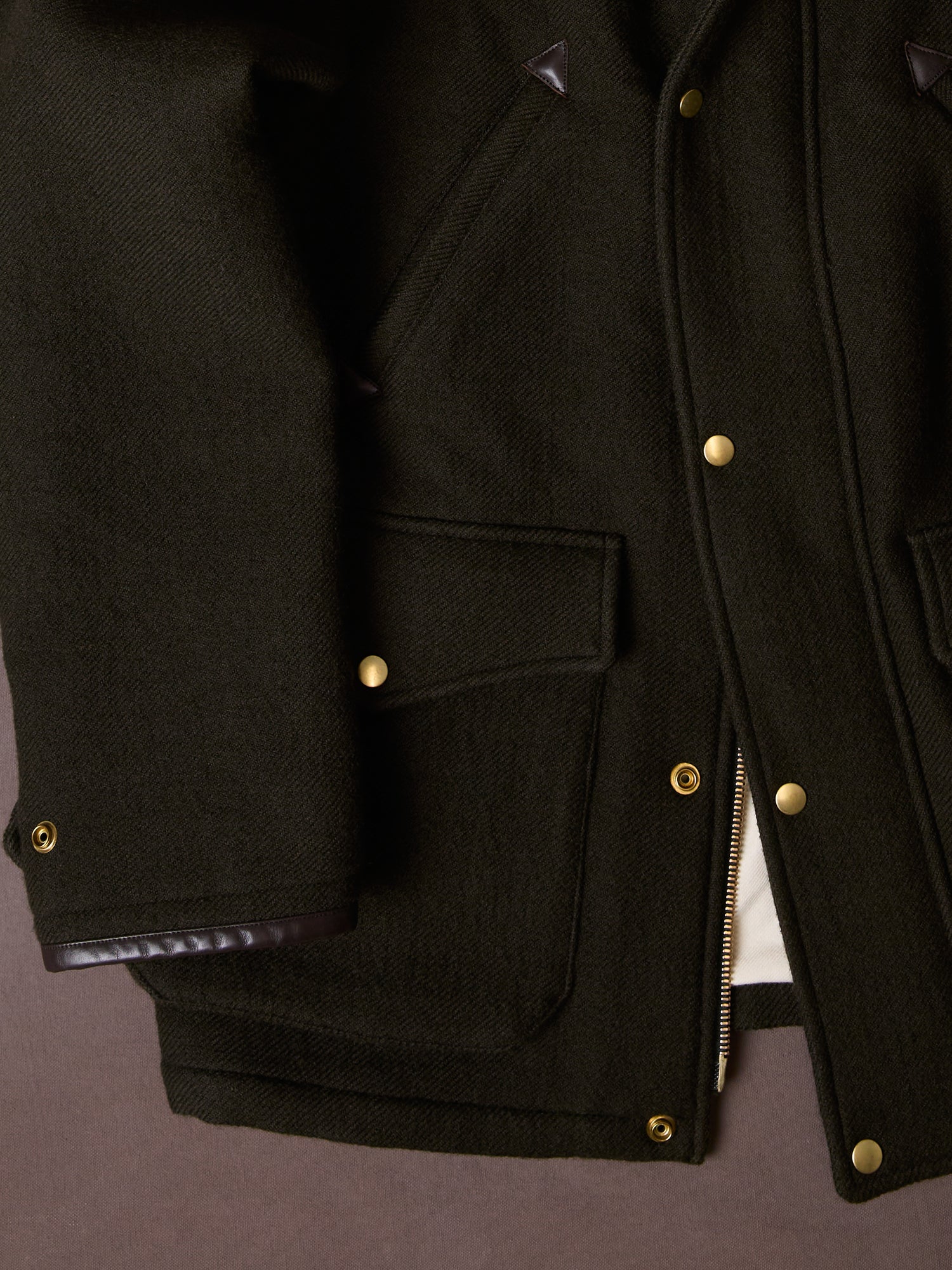 Olive Wool Keeper Jacket